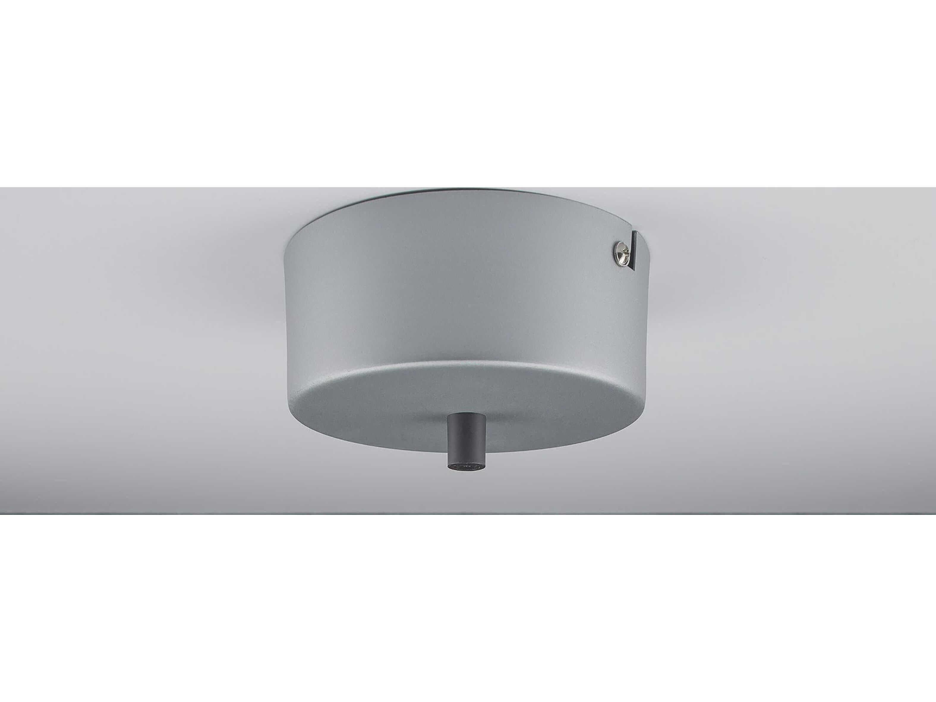 Bruck Lighting Rome 1-Light Blue Glass LED Cylinder Mini Pendant