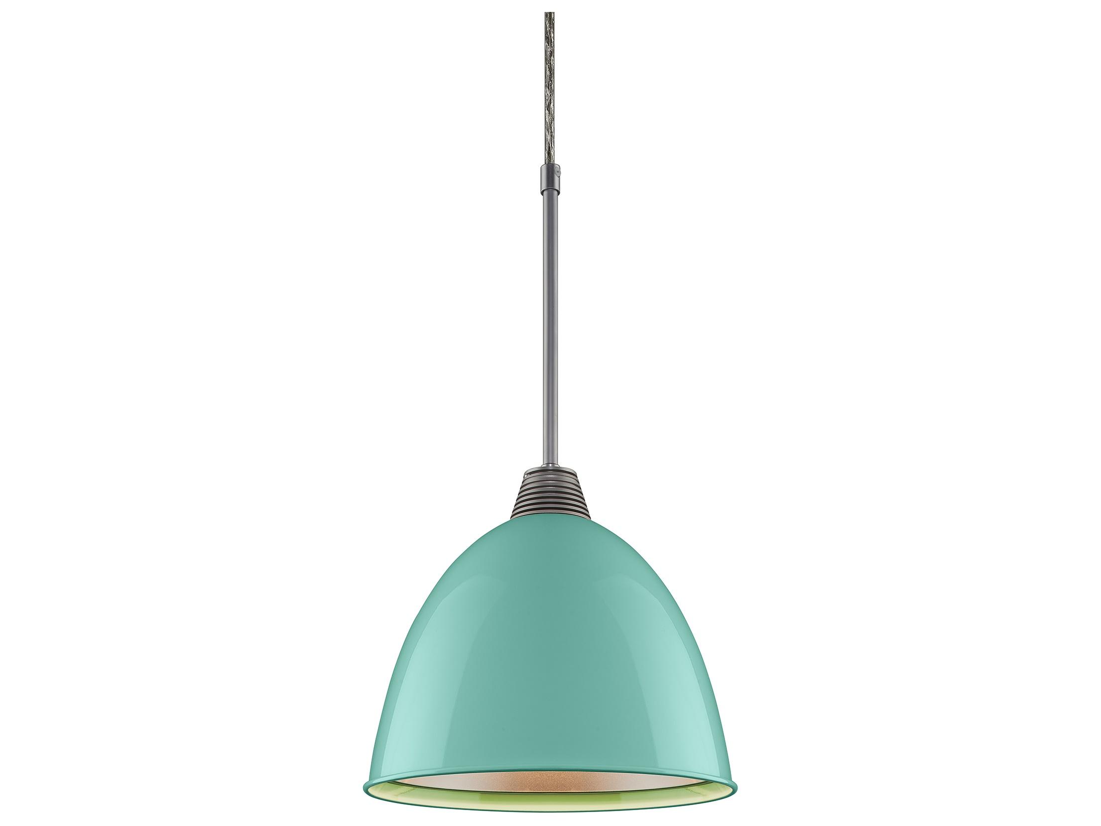 Bruck Lighting Classic 1-Light Blue LED Bell Mini Pendant