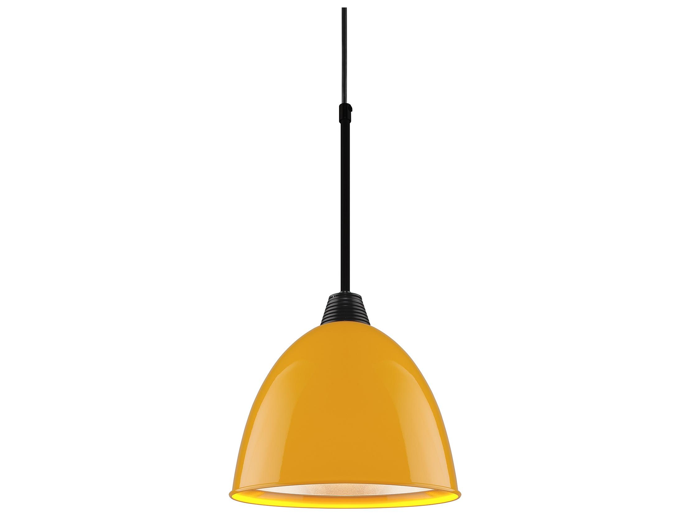 Bruck Lighting Classic 1-Light Yellow LED Bell Mini Pendant