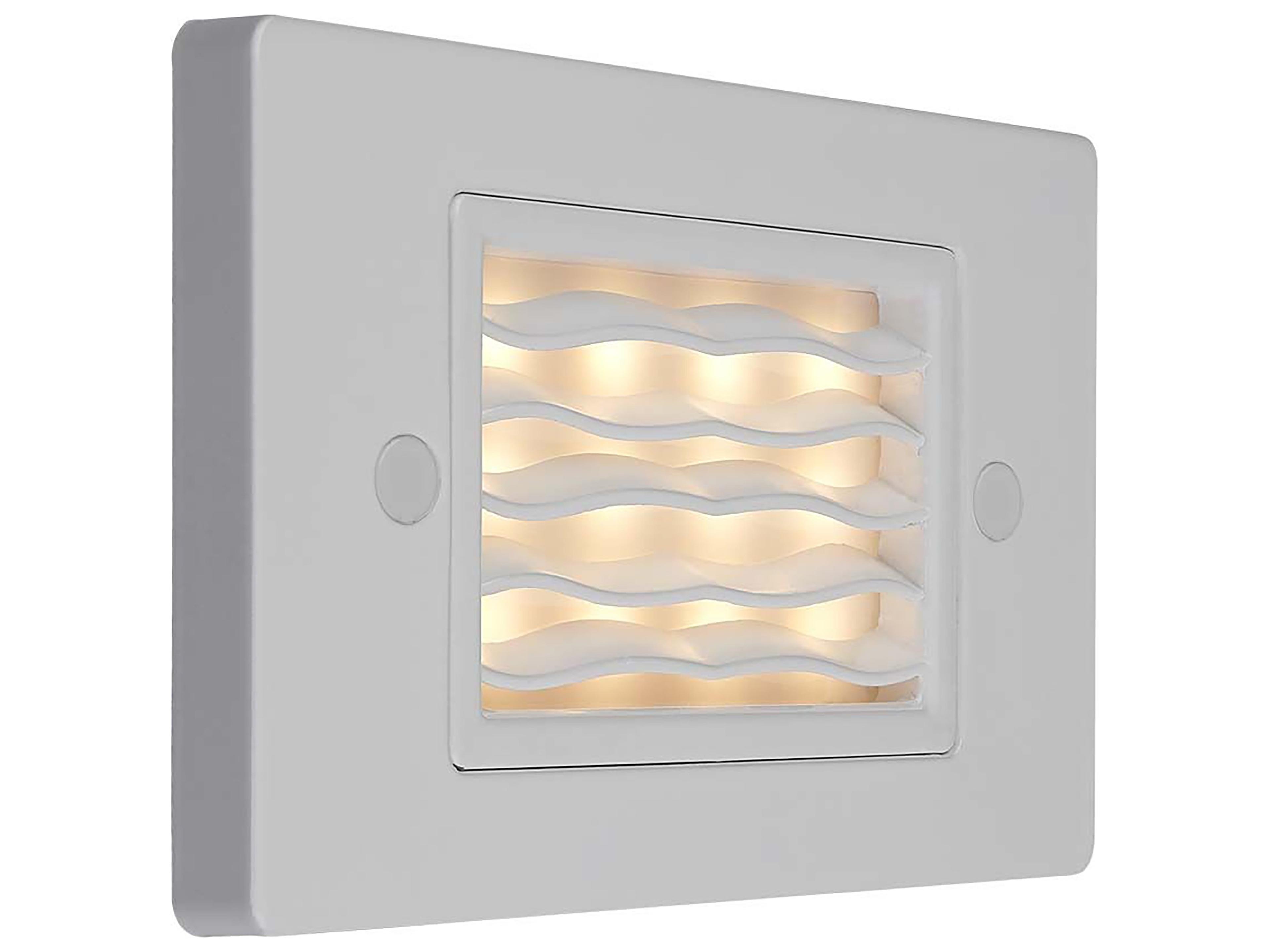 Bruck Lighting Step 1-Light White LED Wall Sconce