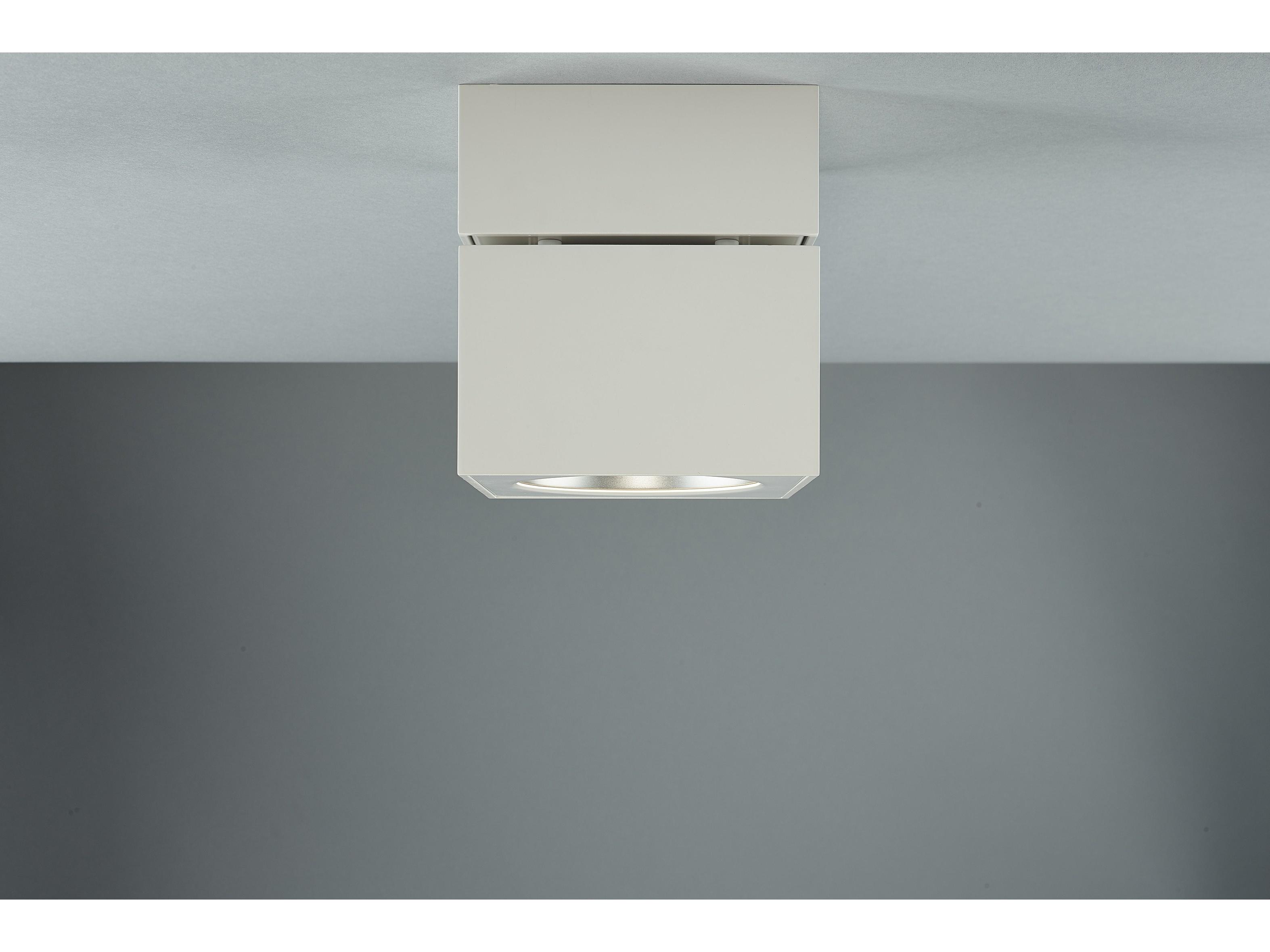 Bruck Lighting Surface Mount Square 1-Light White LED Flush