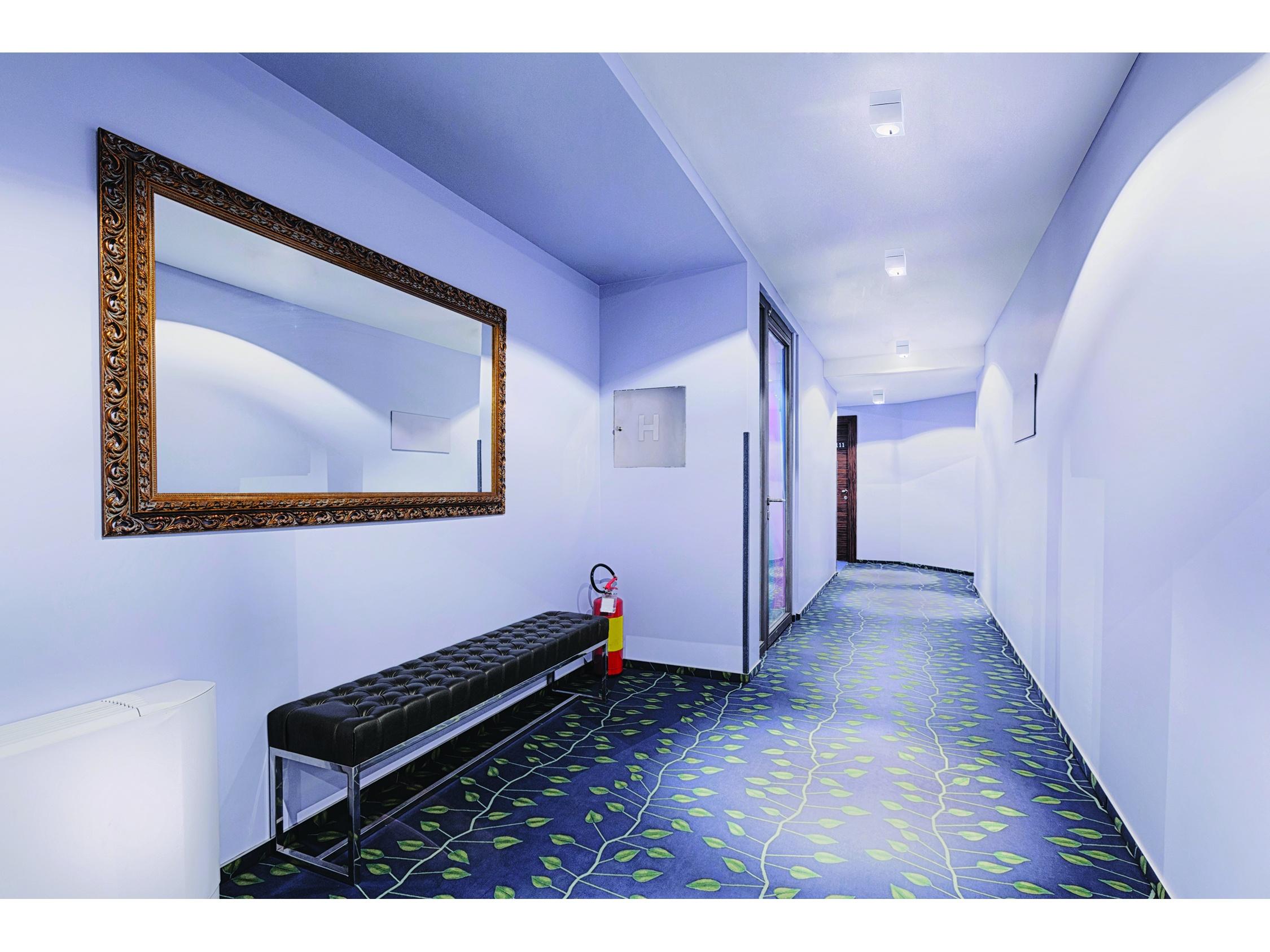 Bruck Lighting Surface Mount Square 1-Light White LED Flush