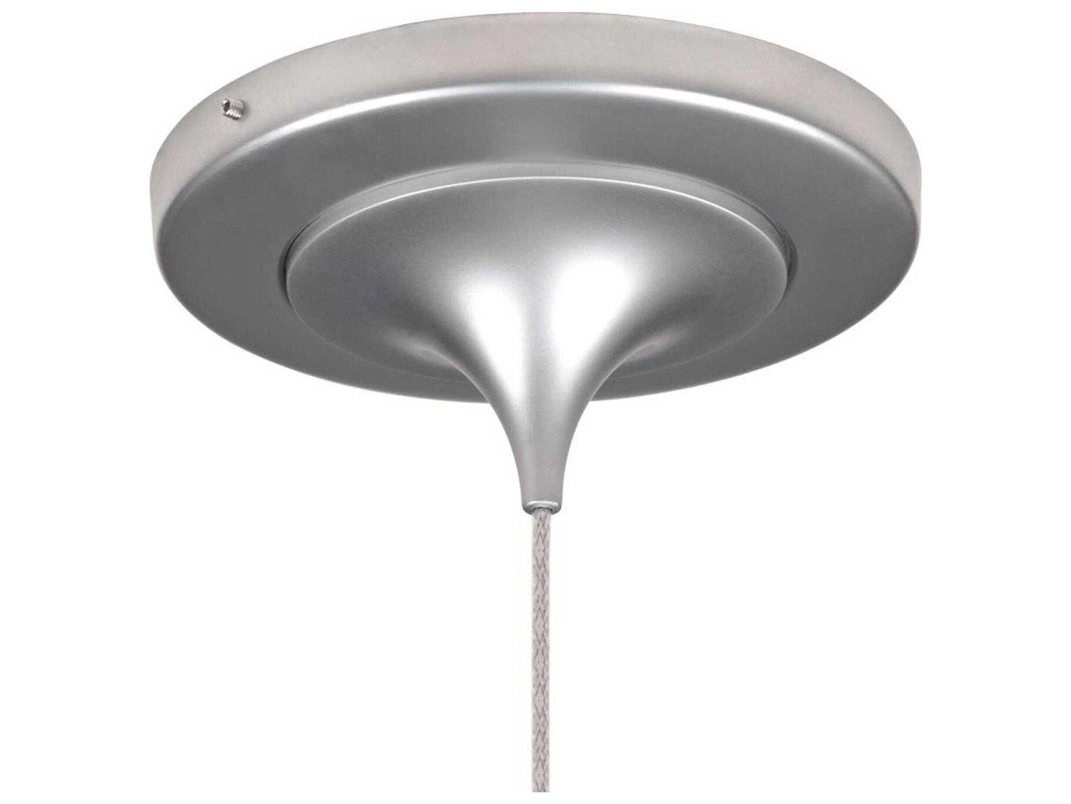 Bruck Lighting Zara 1-Light Blue Glass LED Bell Mini Pendant