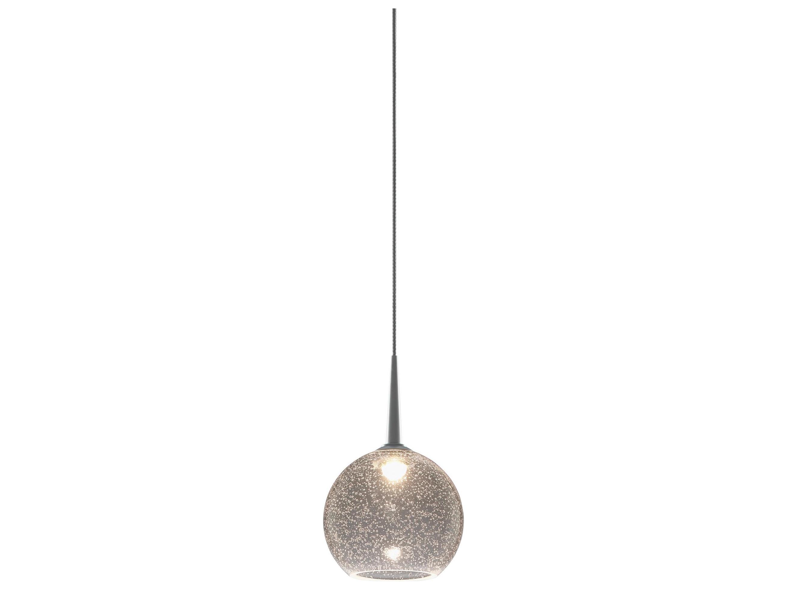 Bruck Lighting Bobo 1-Light Clear Glass LED Globe Mini Pendant