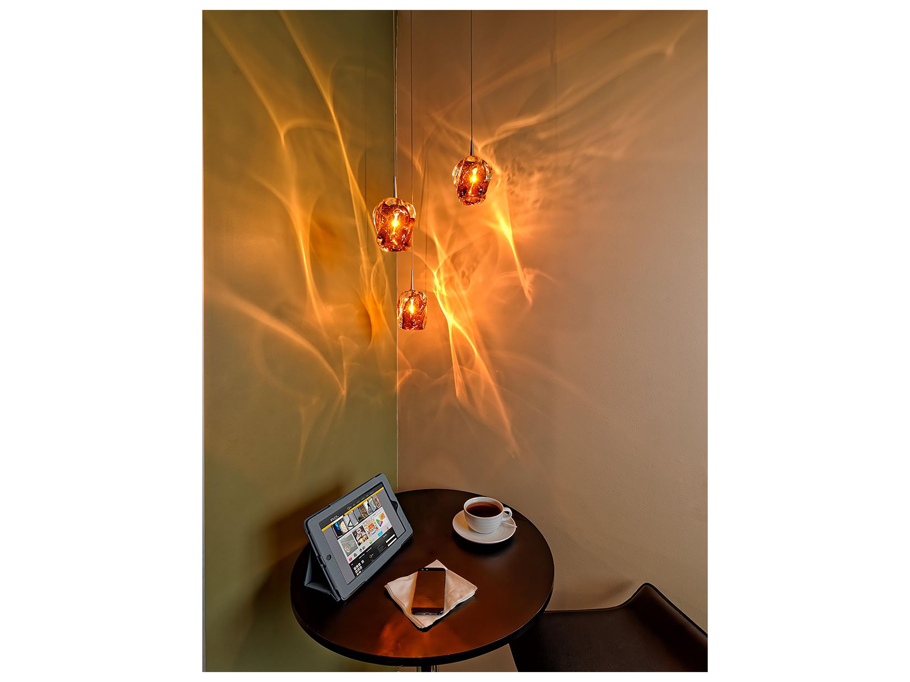 Bruck Lighting Aurora 1-Light Gold Glass LED Mini Pendant