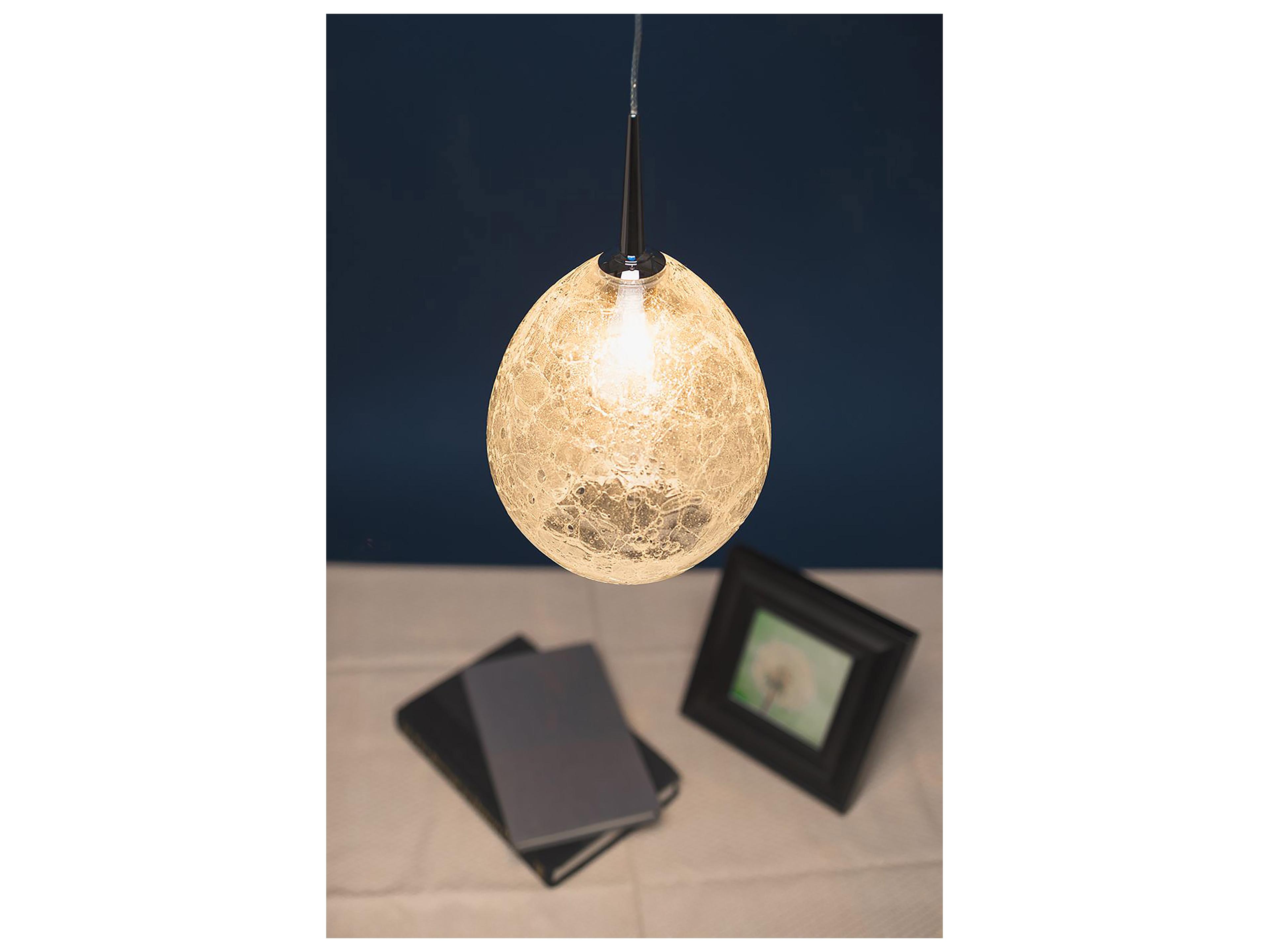 Bruck Lighting Vibe 1-Light Gold Glass Bell Mini Pendant