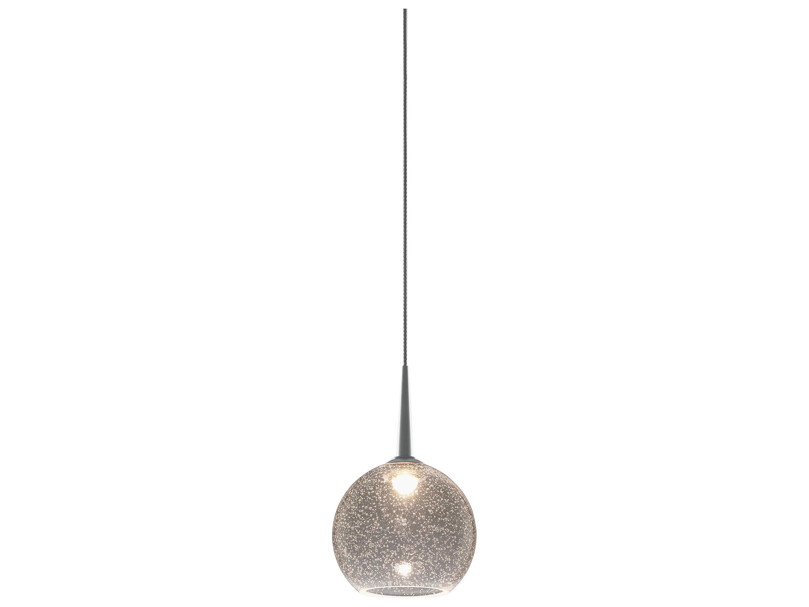 Bruck Lighting Bobo 1-Light Clear Glass Globe Mini Pendant