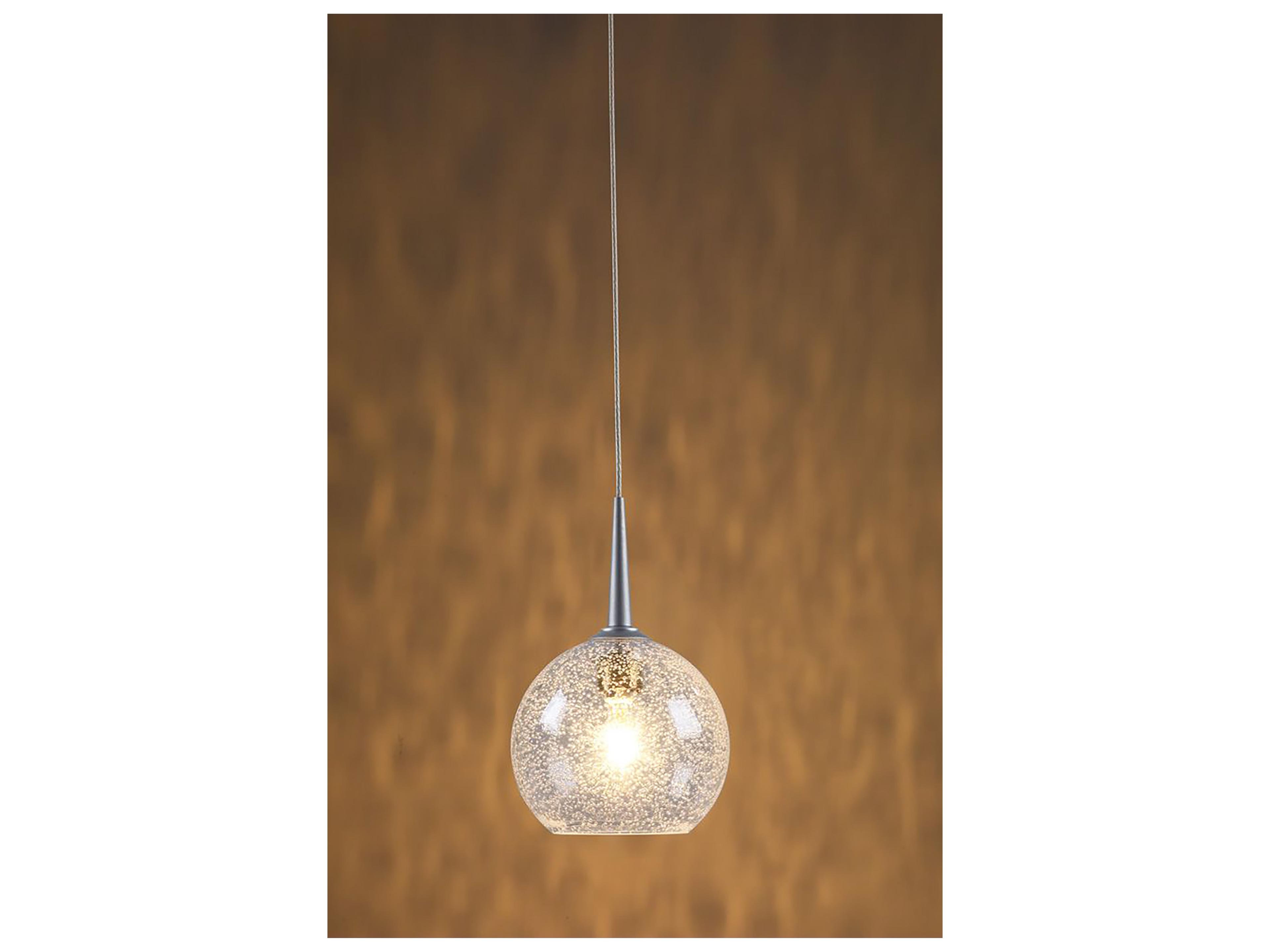 Bruck Lighting Bobo 1-Light Clear Glass Globe Mini Pendant