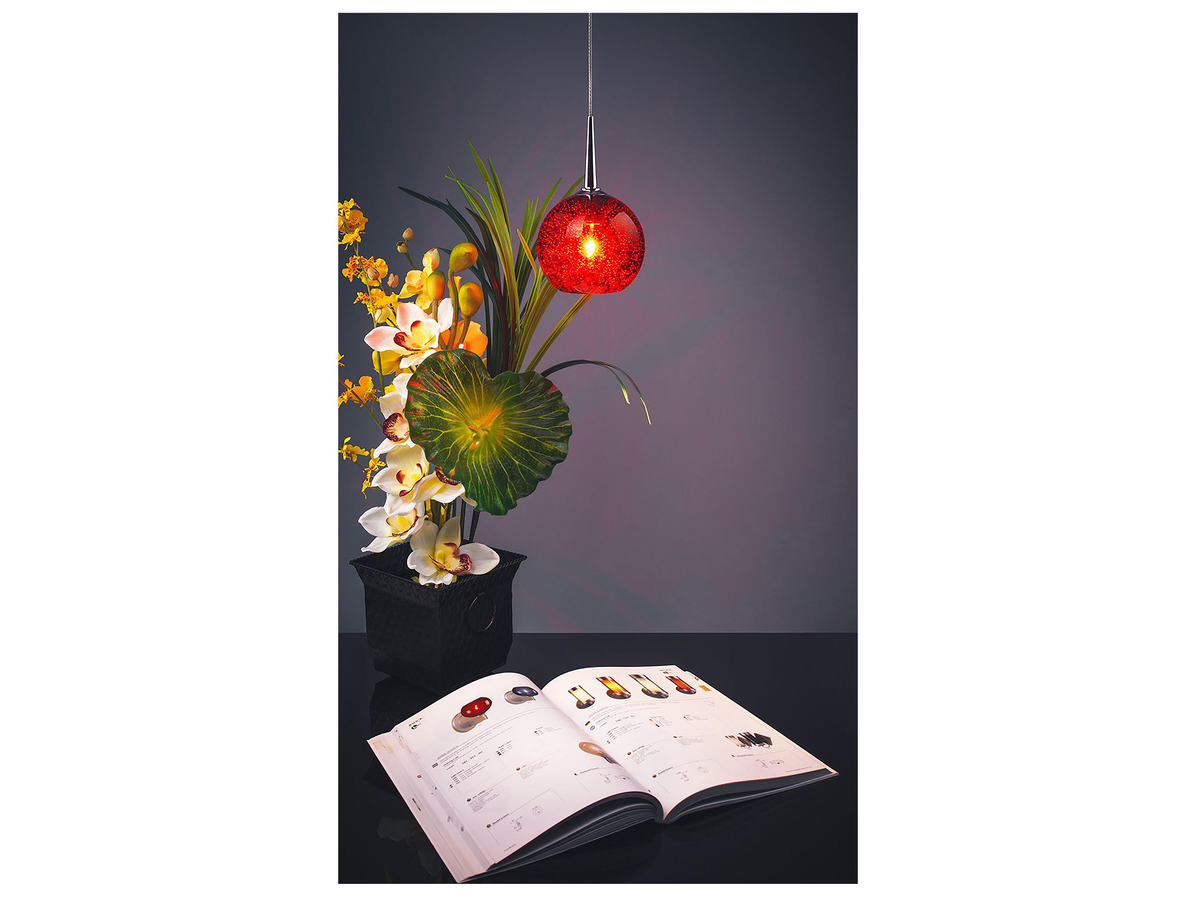 Bruck Lighting Bobo 1-Light Clear Glass Globe Mini Pendant