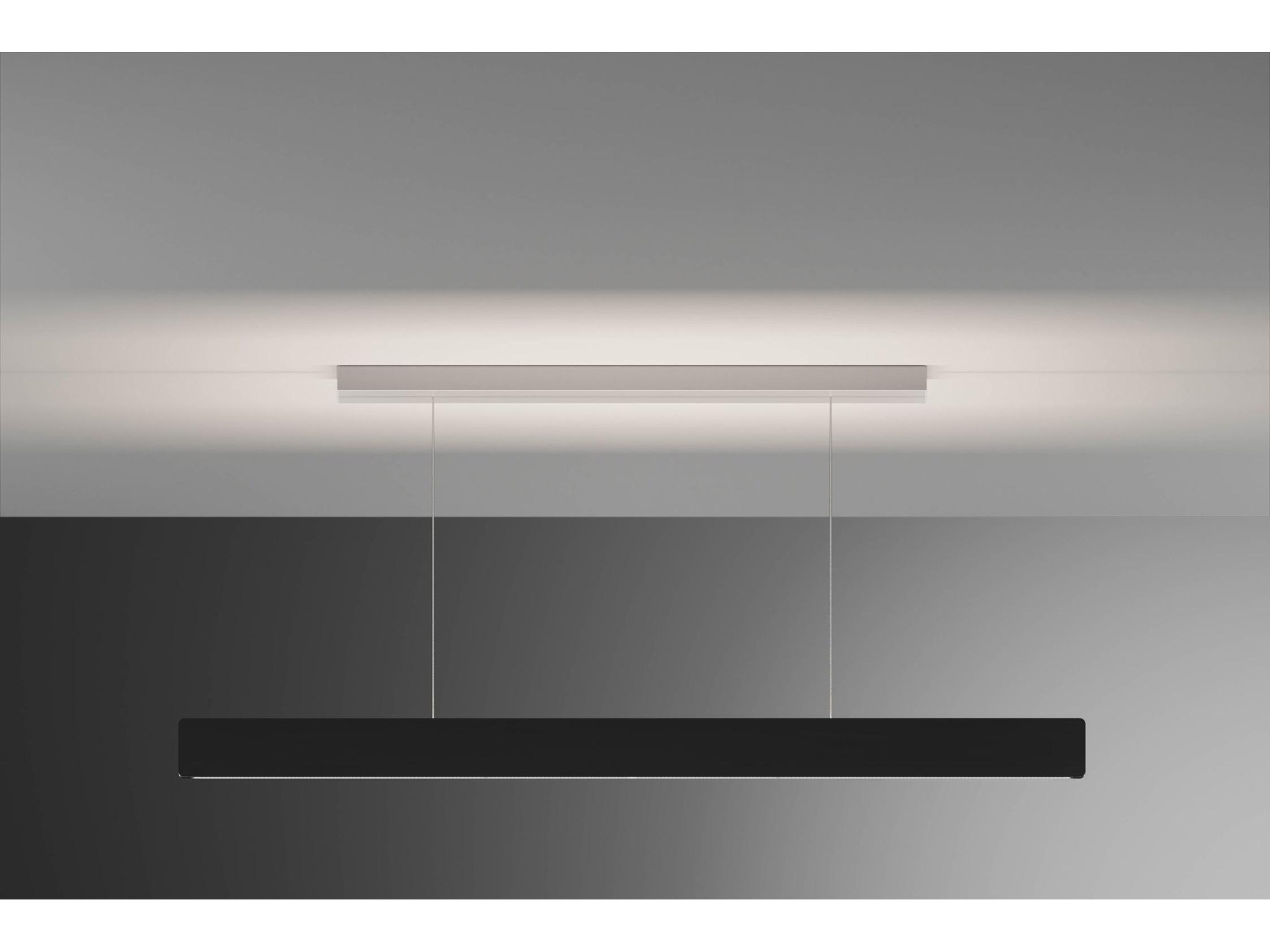Bruck Lighting After-8 1-Light Black Linear Island Pendant