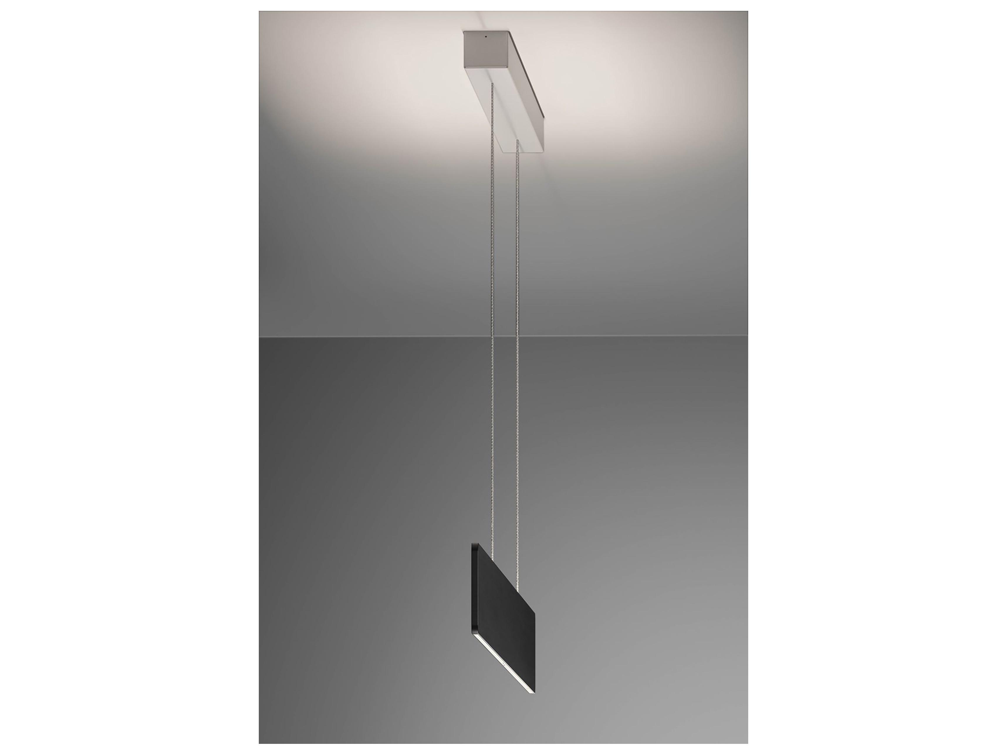 Bruck Lighting After-8 1-Light Black Linear Island Pendant