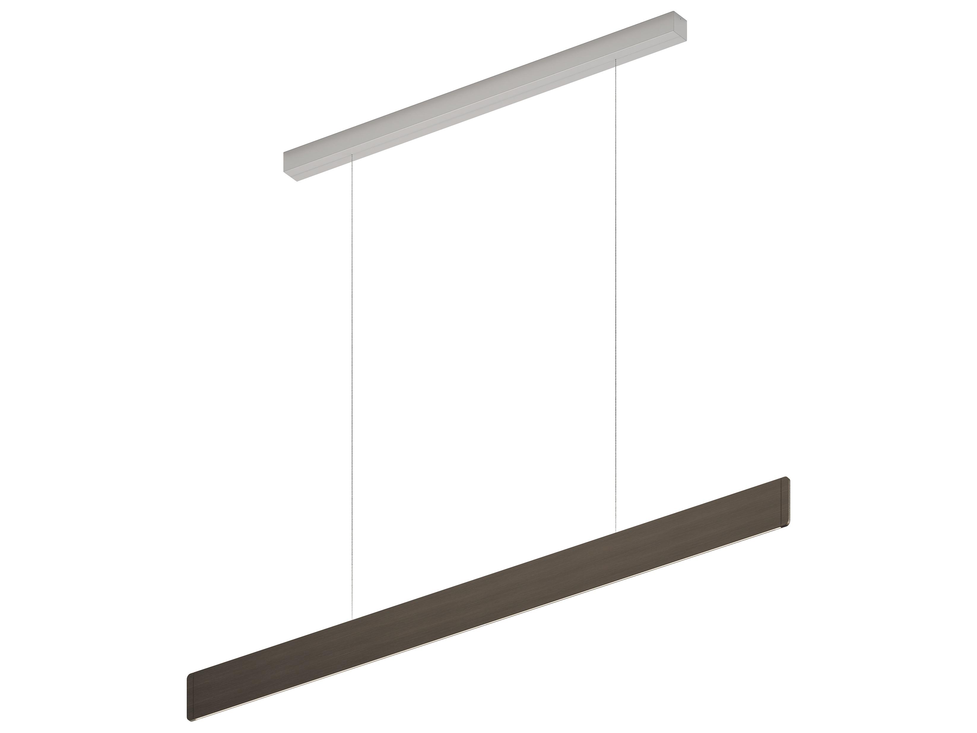 Bruck Lighting After-8 1-Light Champagne Brown Linear Island Pendant