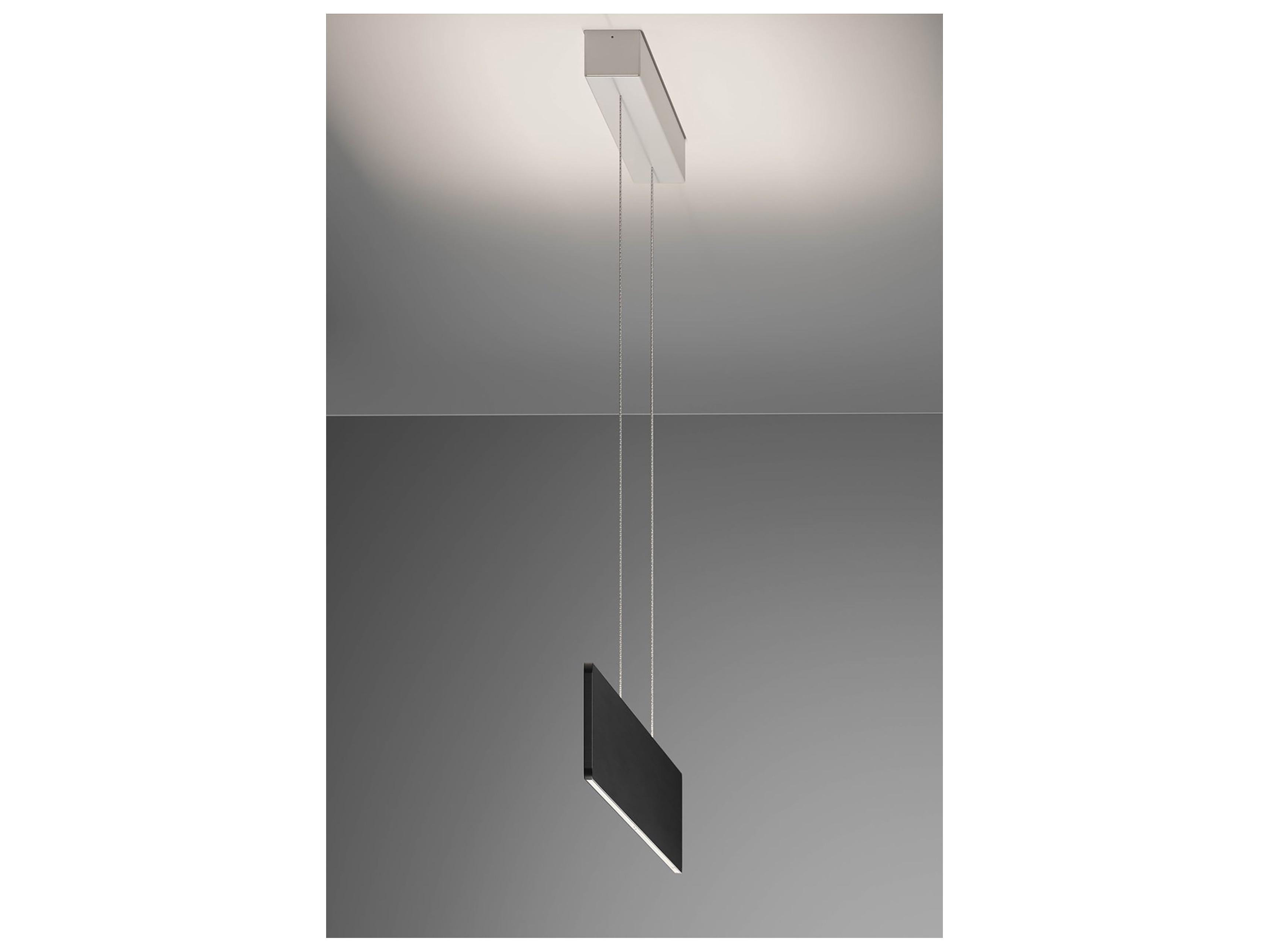 Bruck Lighting After-8 1-Light Black Linear Island Pendant
