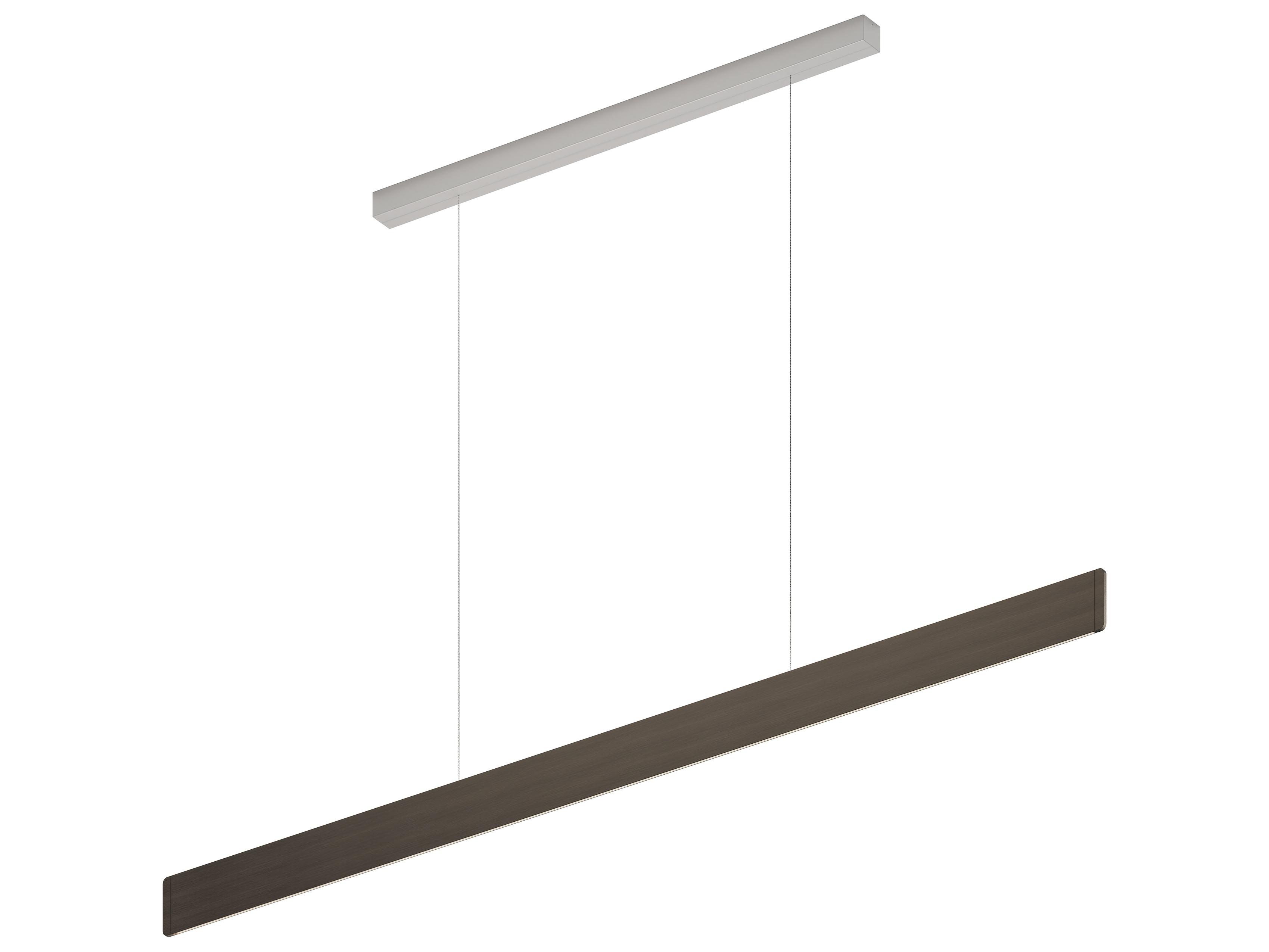 Bruck Lighting After-8 1-Light Champagne Brown Linear Island Pendant