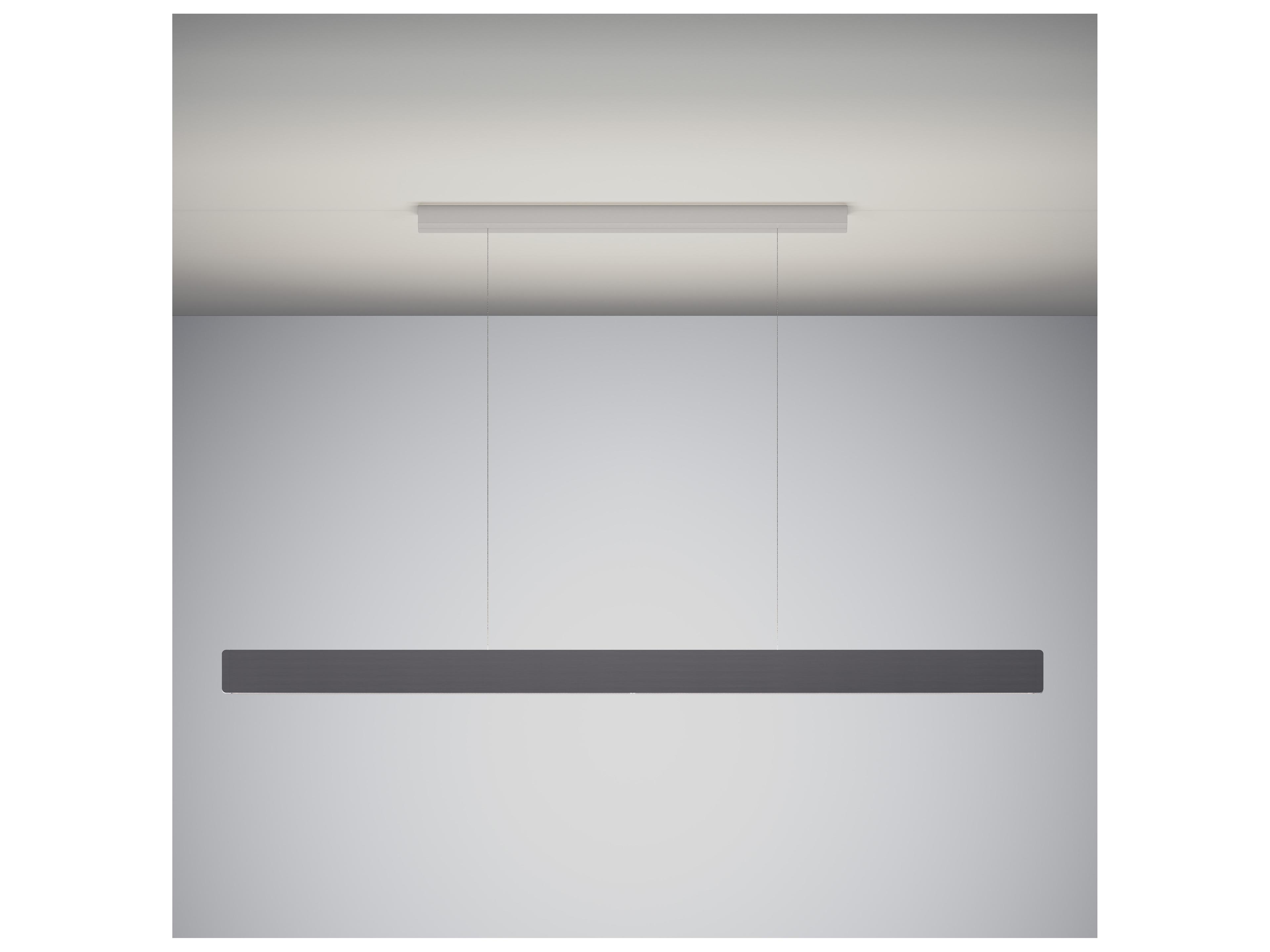 Bruck Lighting After-8 1-Light Slate Gray Linear Island Pendant