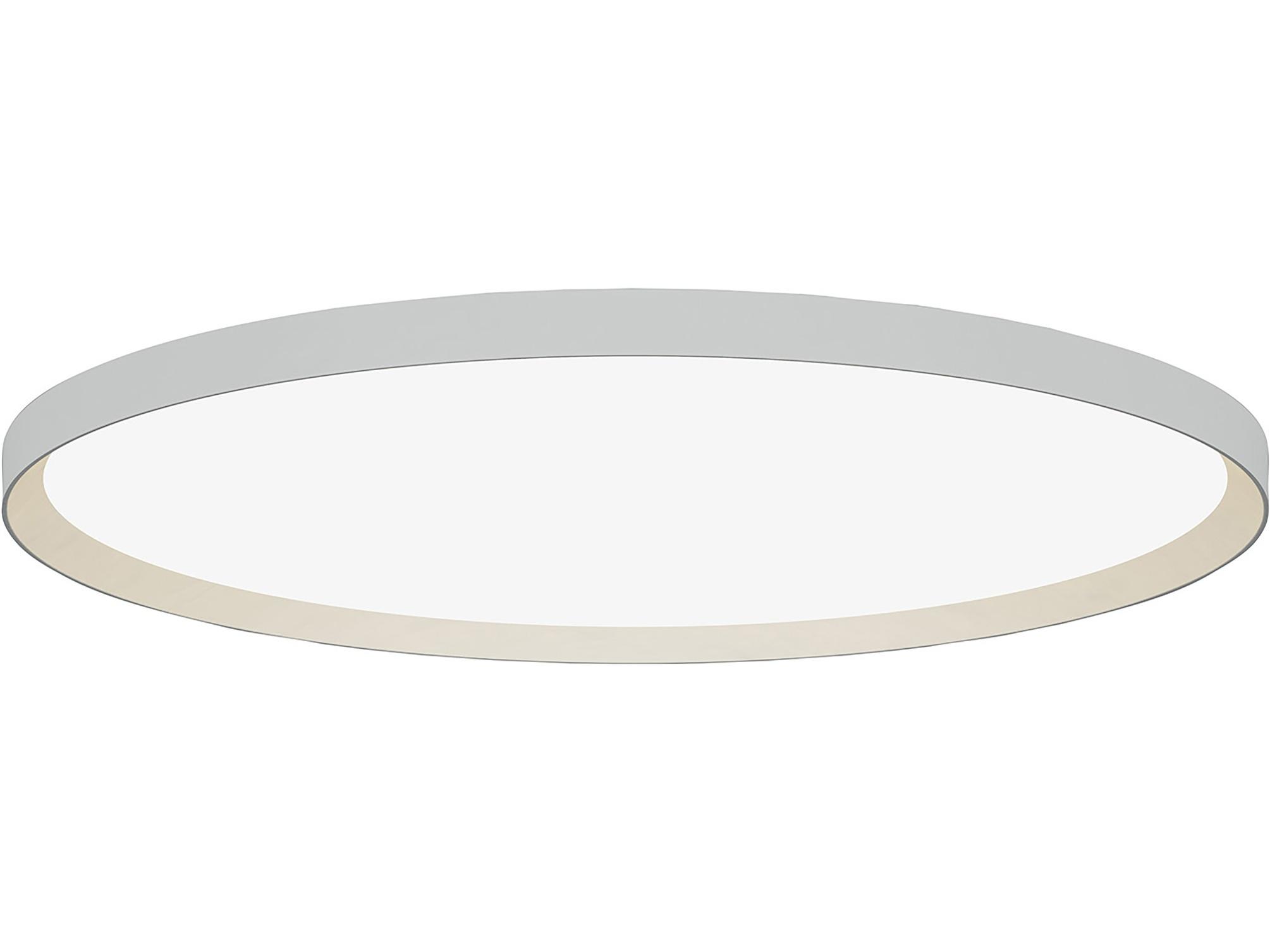 Bruck Lighting Bina 1-Light Black LED Round Flush Mount
