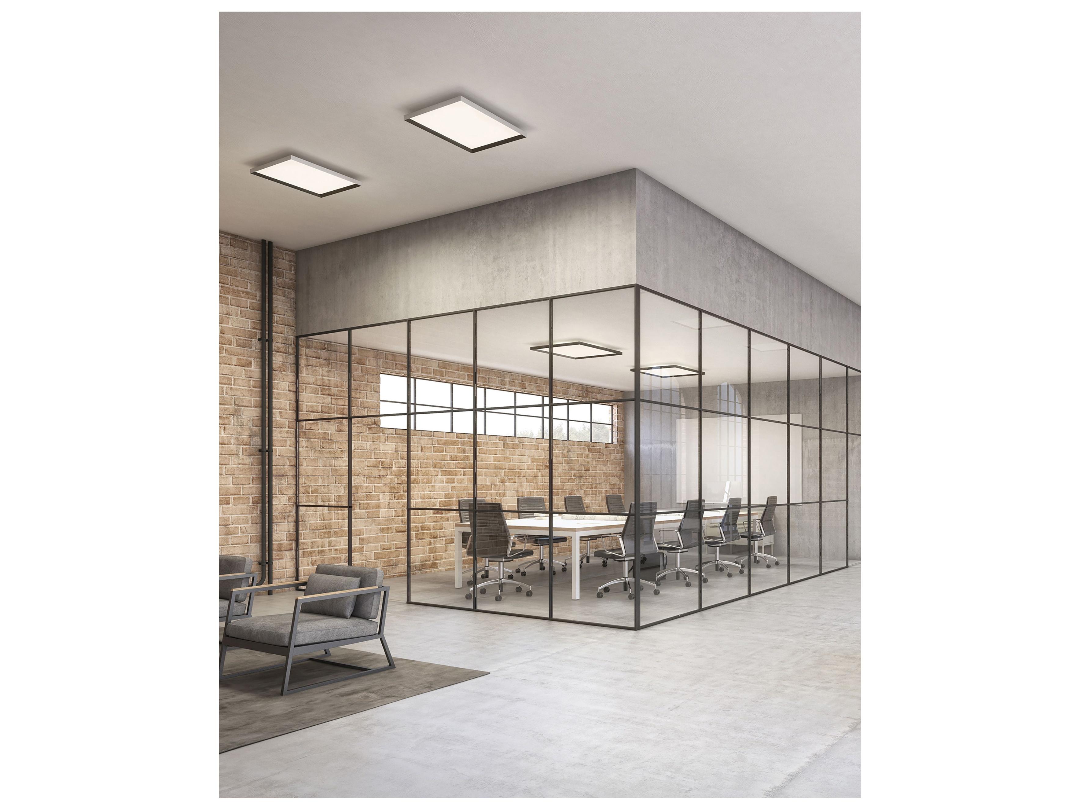 Bruck Lighting Bina 1-Light Black LED Flush Mount