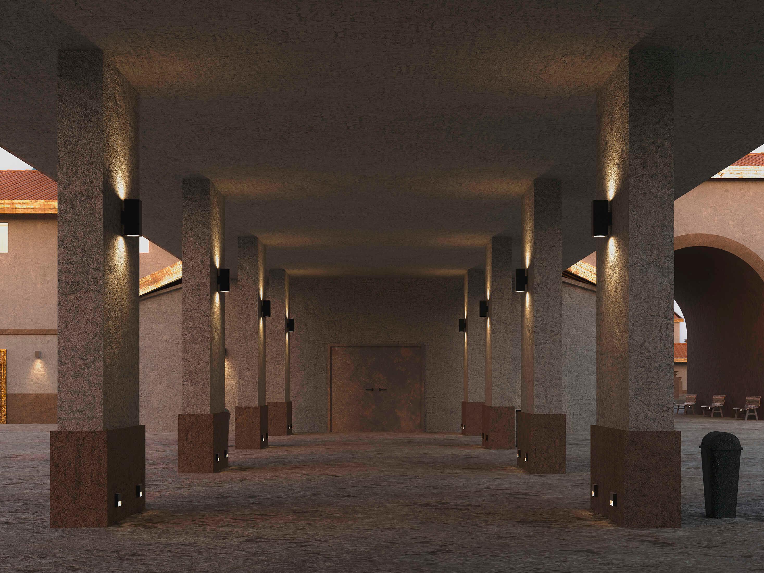 Bruck Lighting Piazza 1 - Light Outdoor Wall Light