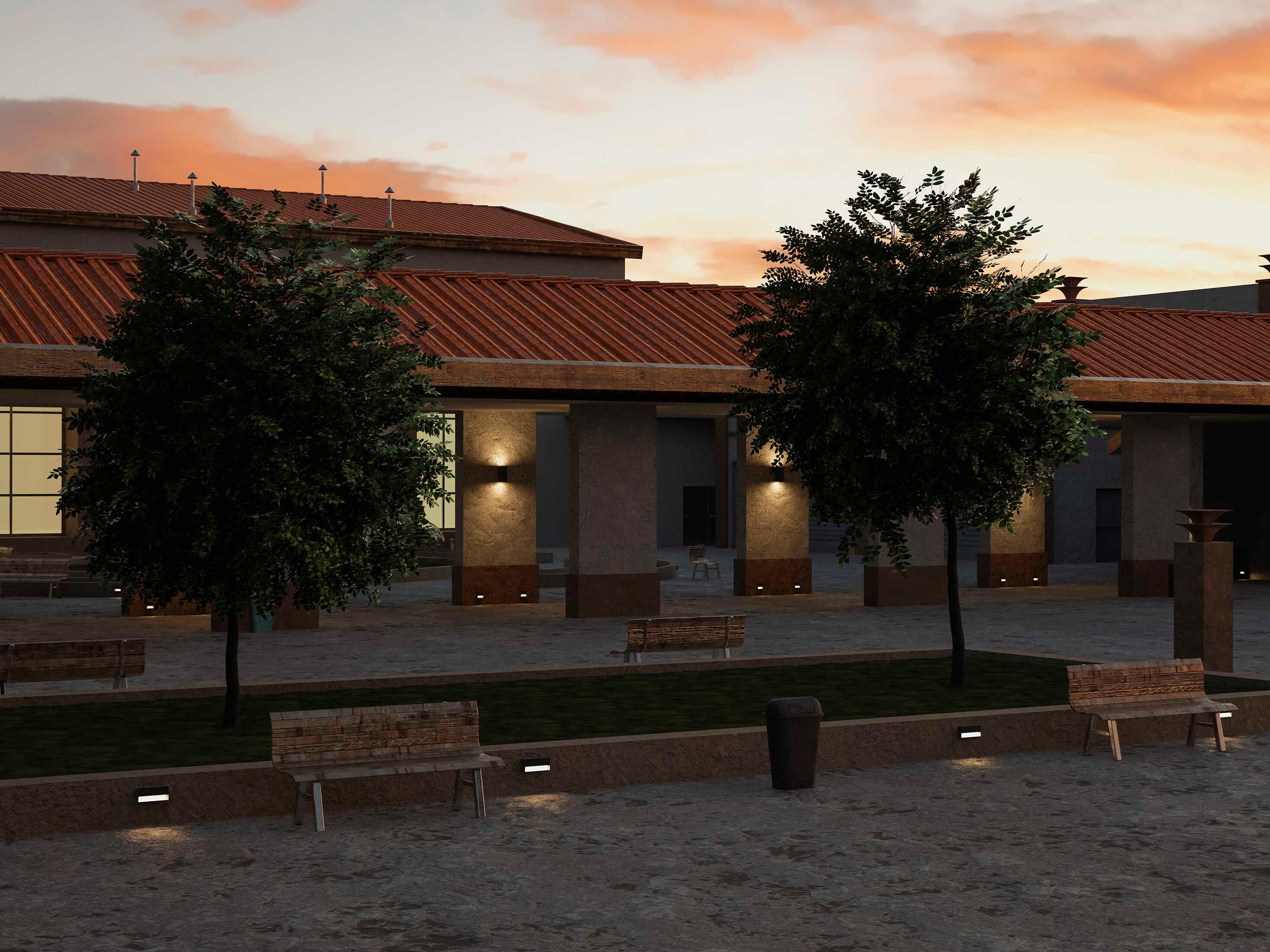 Bruck Lighting Piazza 1 - Light Outdoor Wall Light