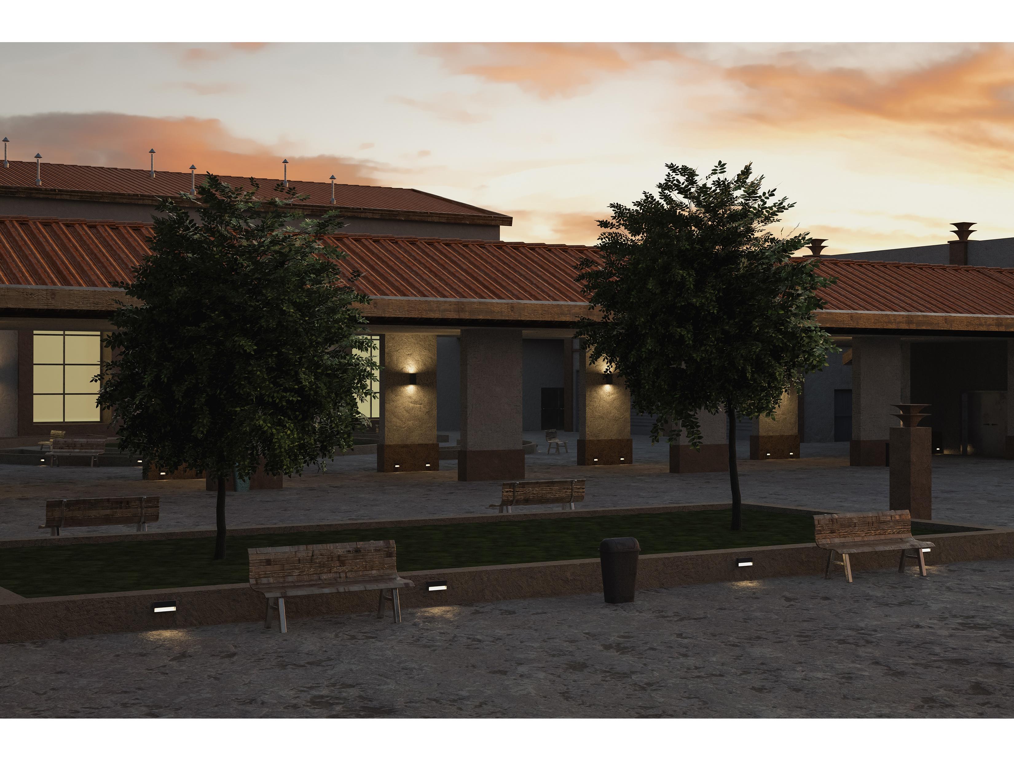 Bruck Lighting Piazza 1 - Light Outdoor Wall Light