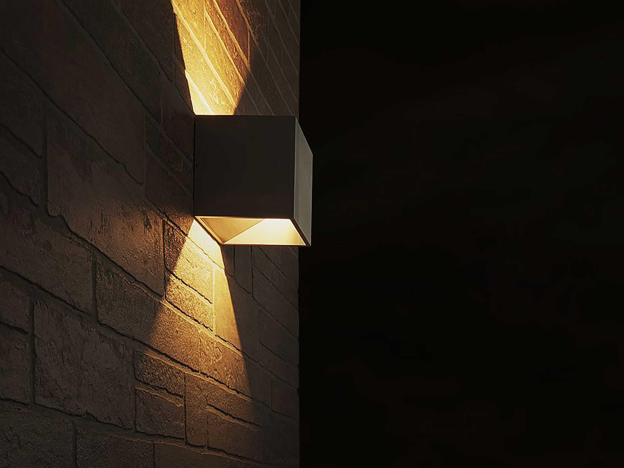 Bruck Lighting Qb Black Outdoor Wall Light