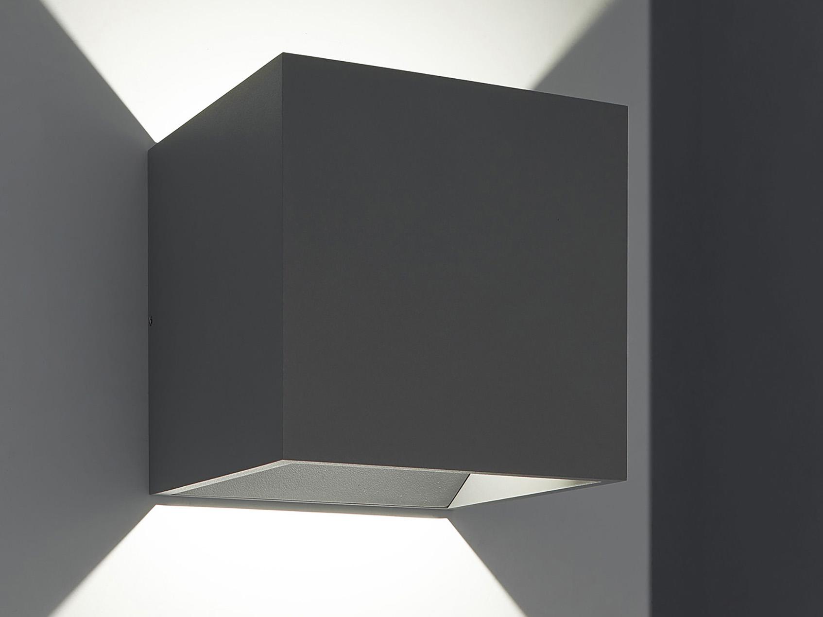 Bruck Lighting Qb Silver Outdoor Wall Light