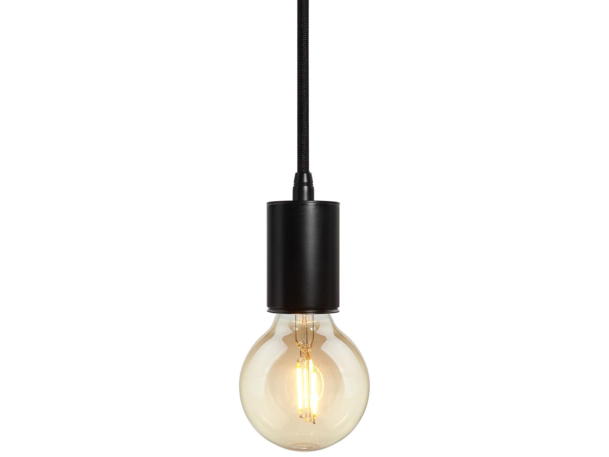 Bruck Lighting Gents 1-light Black Mini Pendant