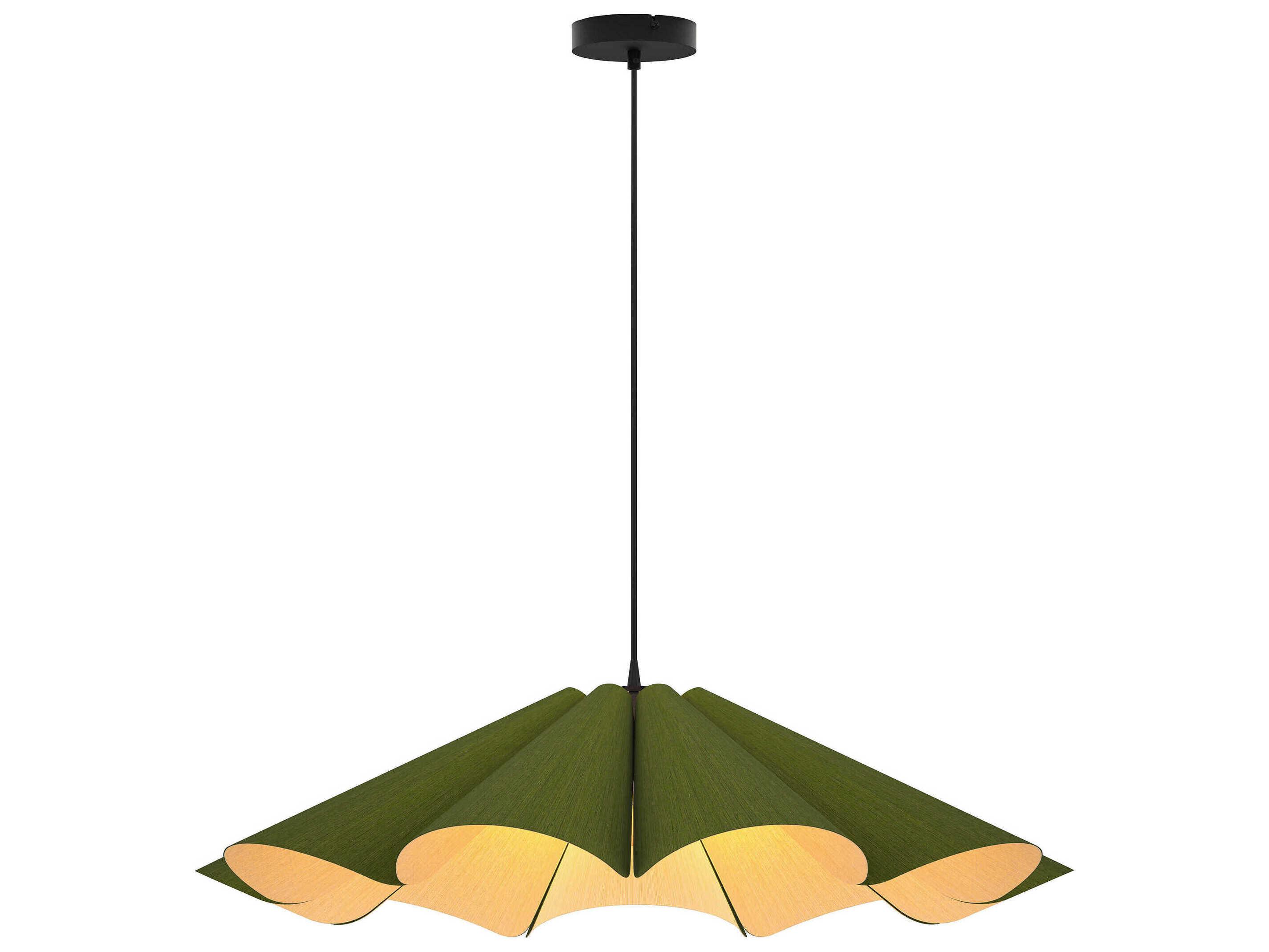 Bruck Lighting Delfina 1-light Gray Pendant