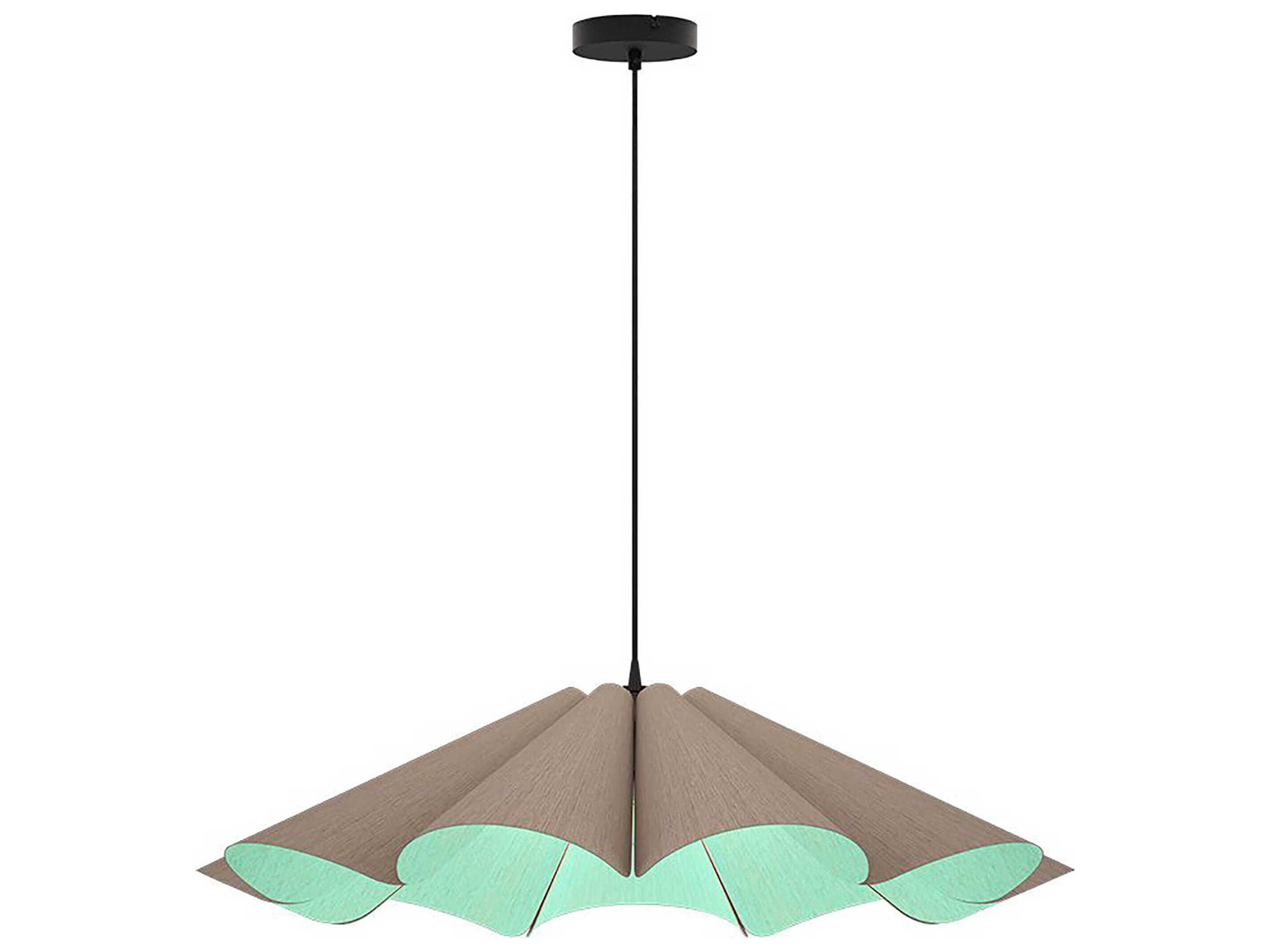 Bruck Lighting Delfina 1-light Gray Pendant