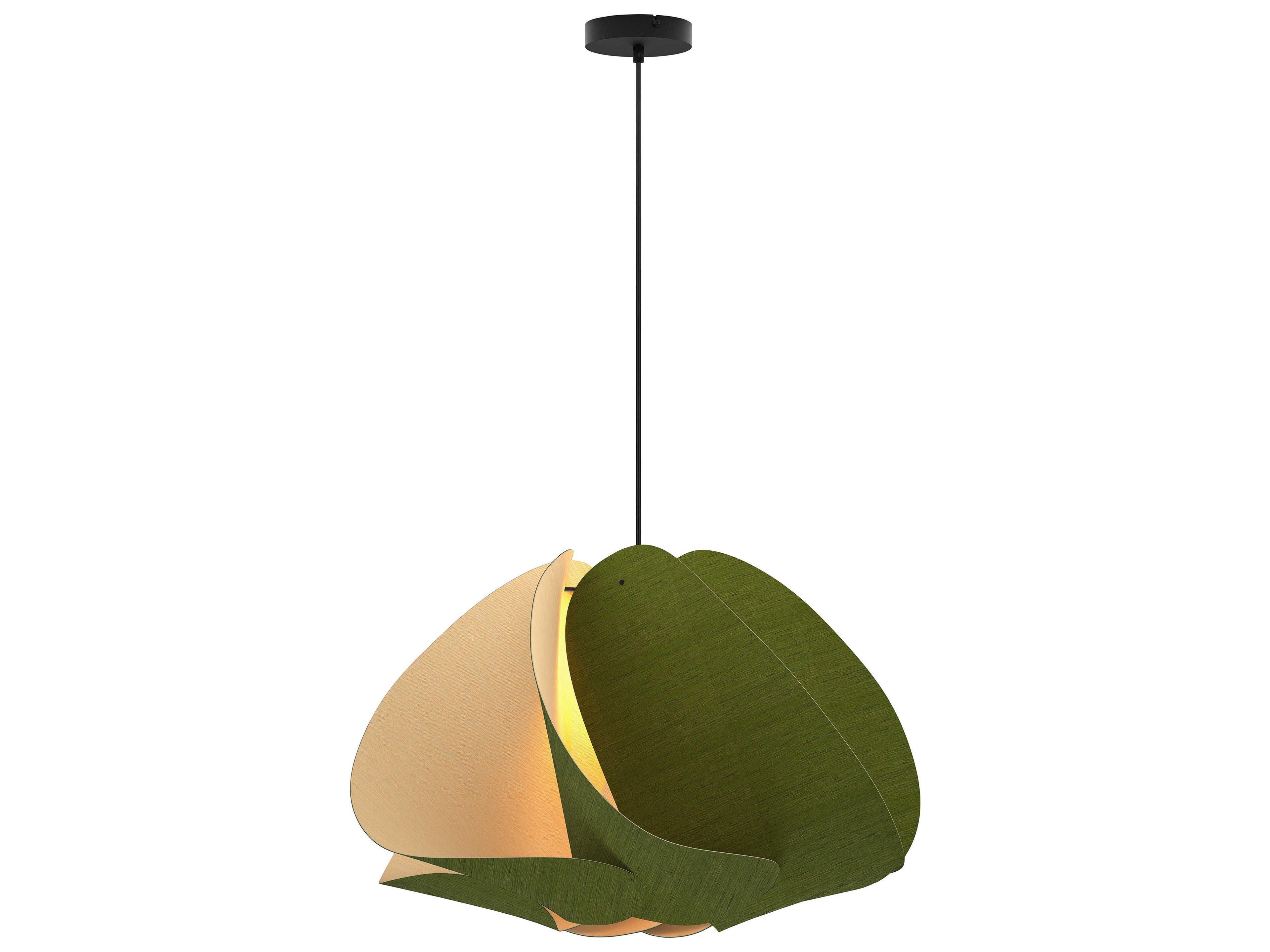 Bruck Lighting Matilda 1-Light Wood Pendant