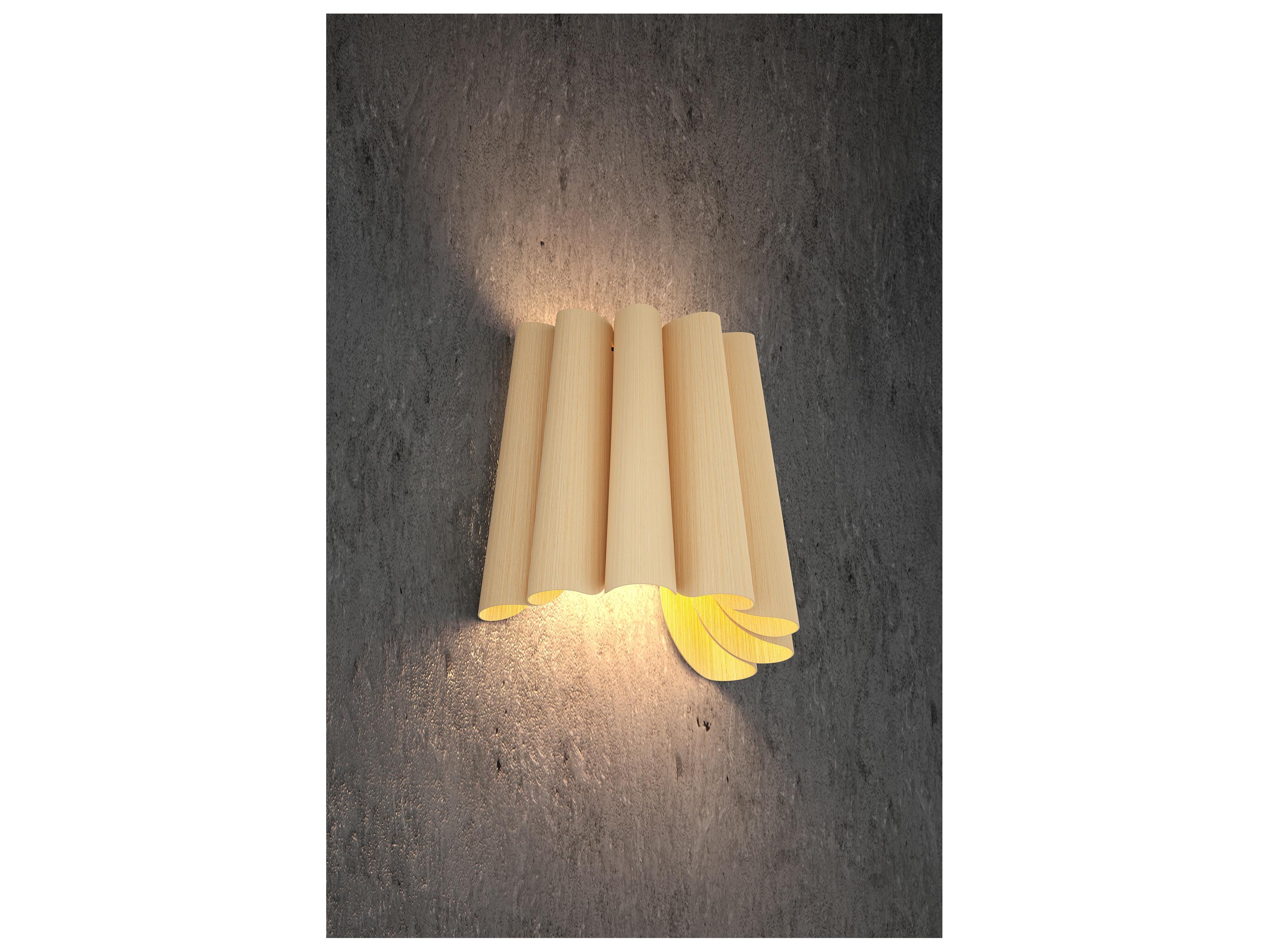Bruck Lighting Renata 1-Light Wood Wall Sconce