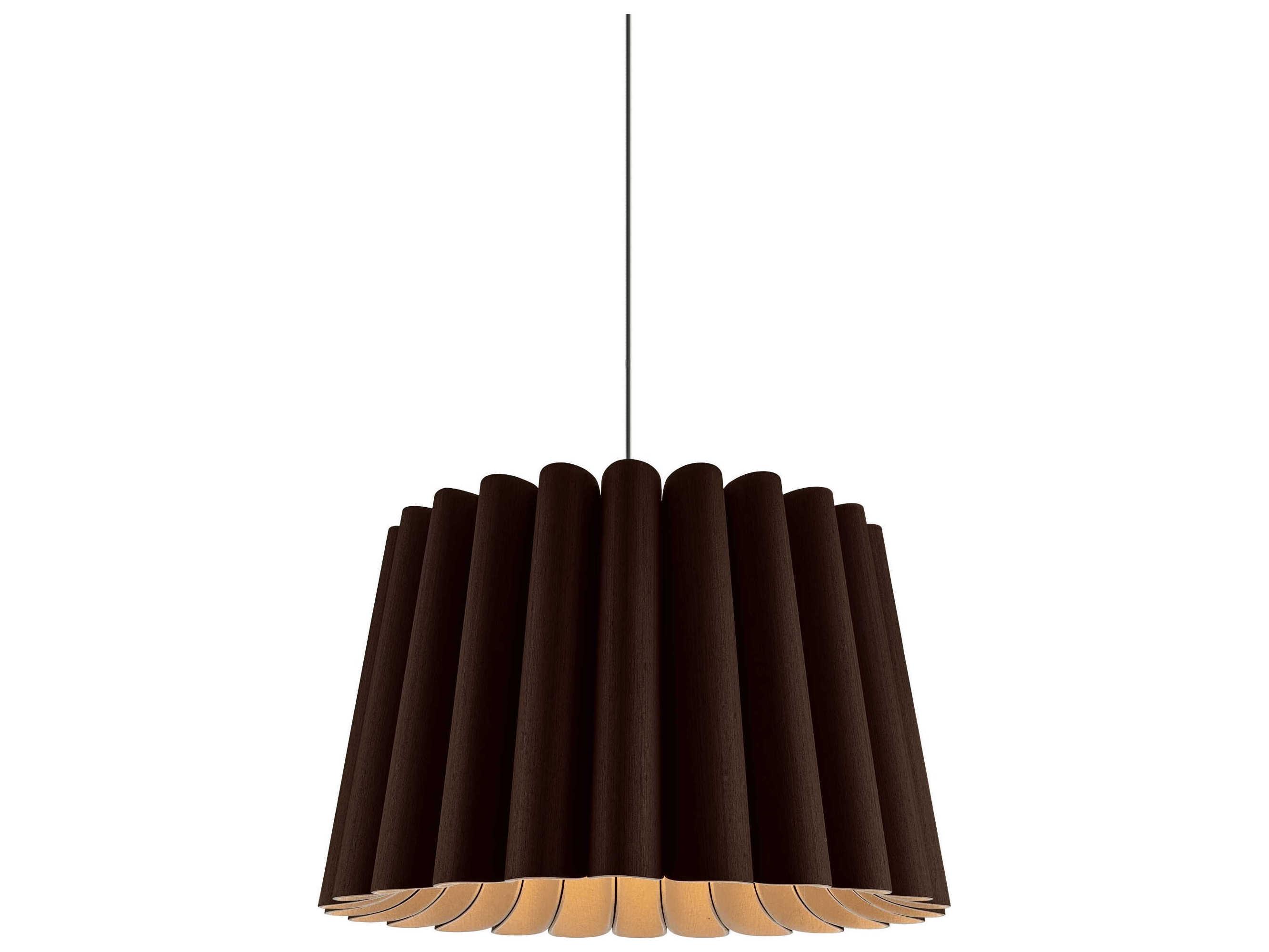 Bruck Lighting Renata 1-light Brown Pendant