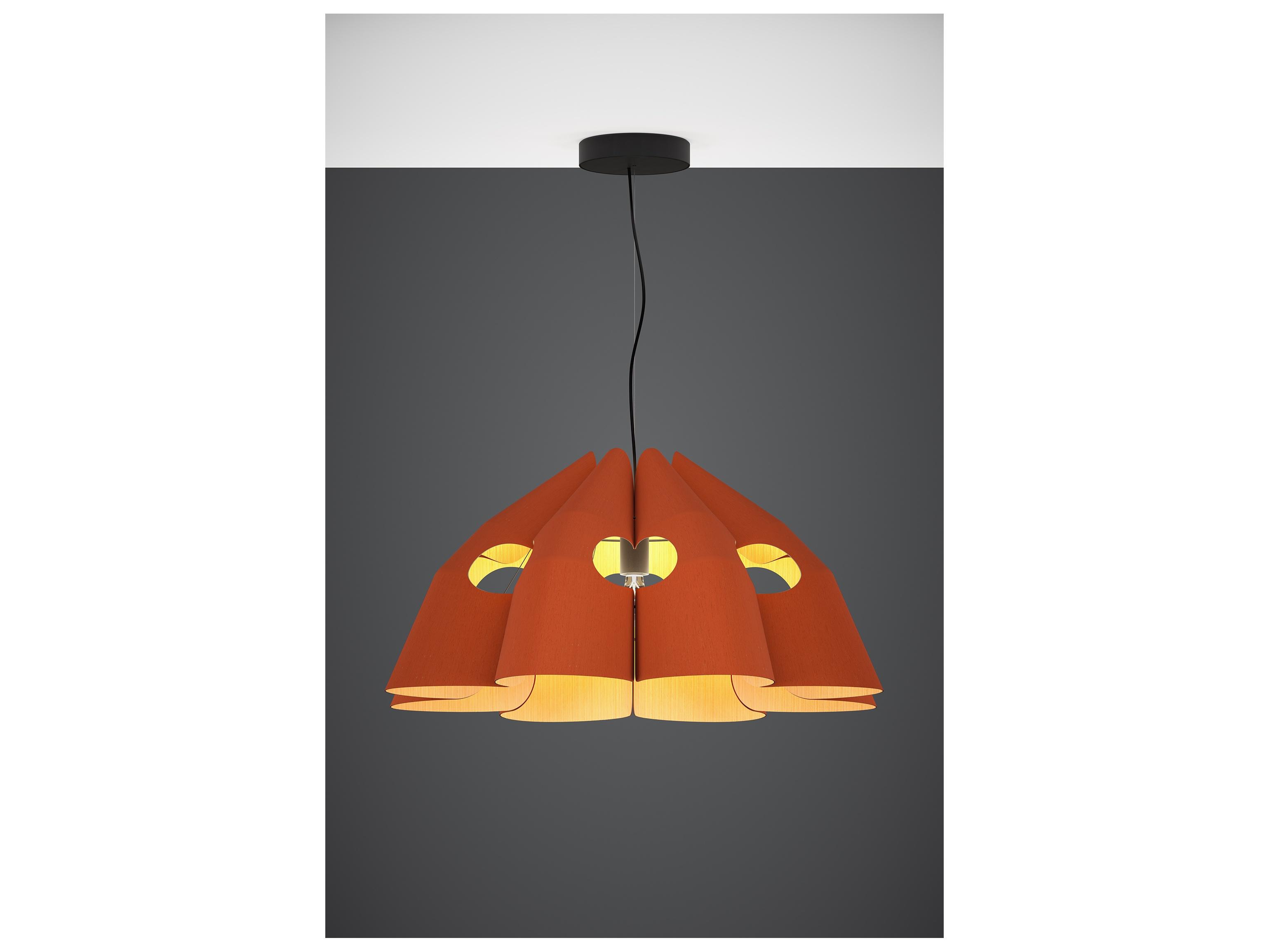 Bruck Lighting Victoria 1-Light Wood Pendant