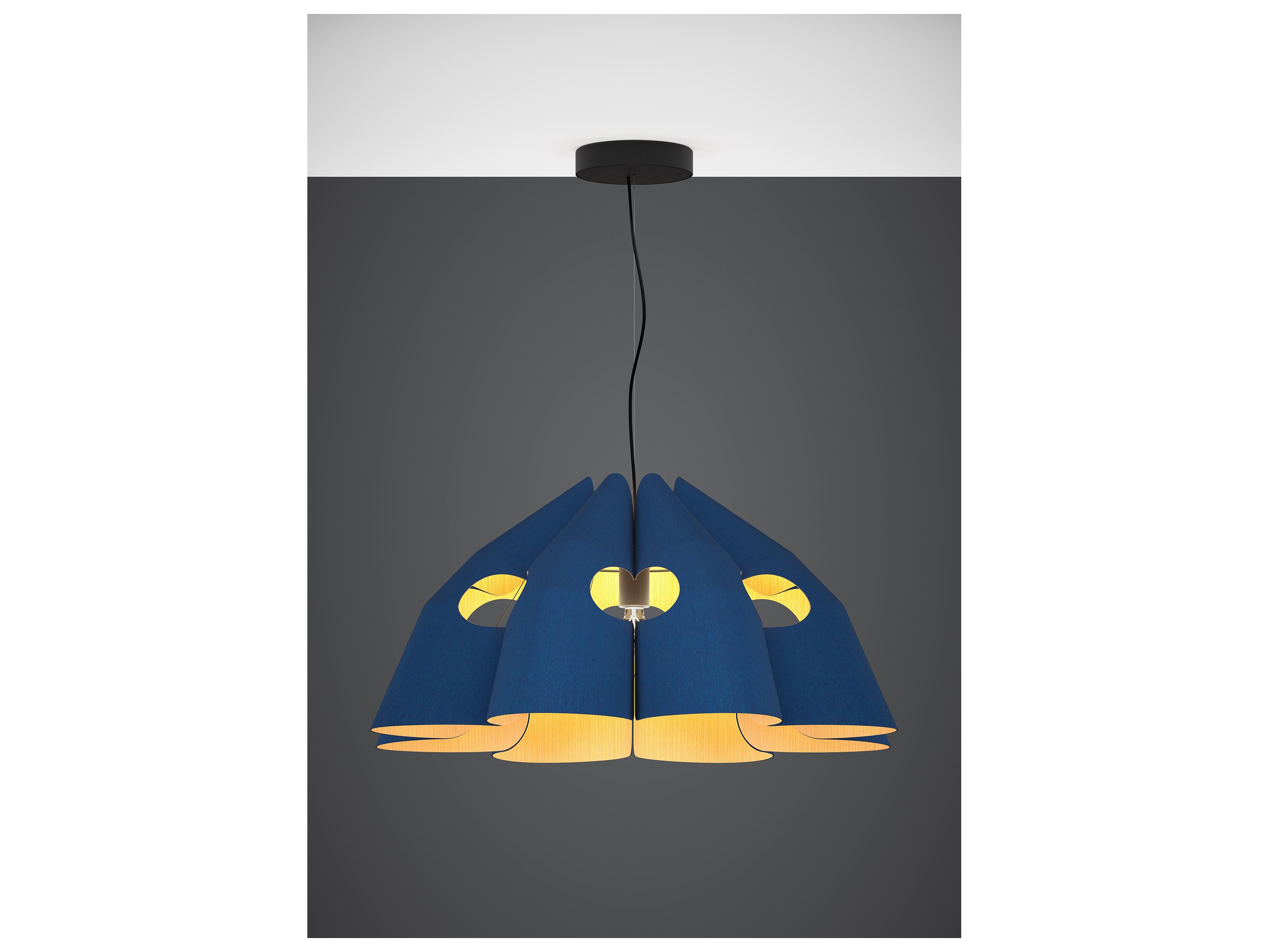 Bruck Lighting Victoria 1-Light Wood Pendant