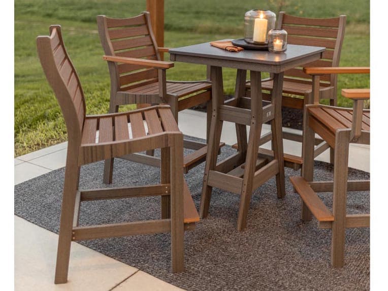 Berlin Gardens Bristol Recycled Plastic Outdoor Dining Set