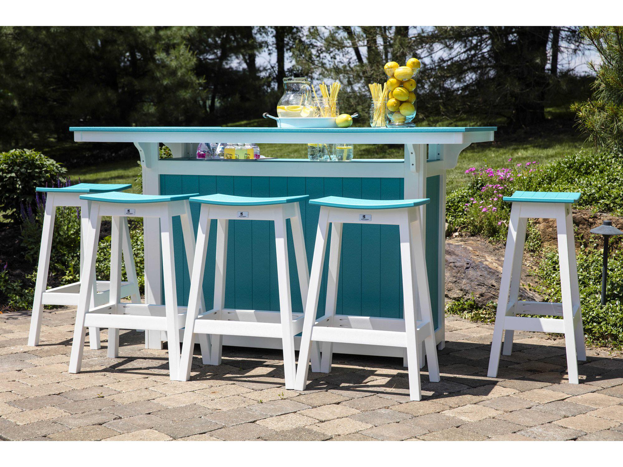 Berlin Gardens Bars & Bar Stools Recycled Plastic Patio Dining Set