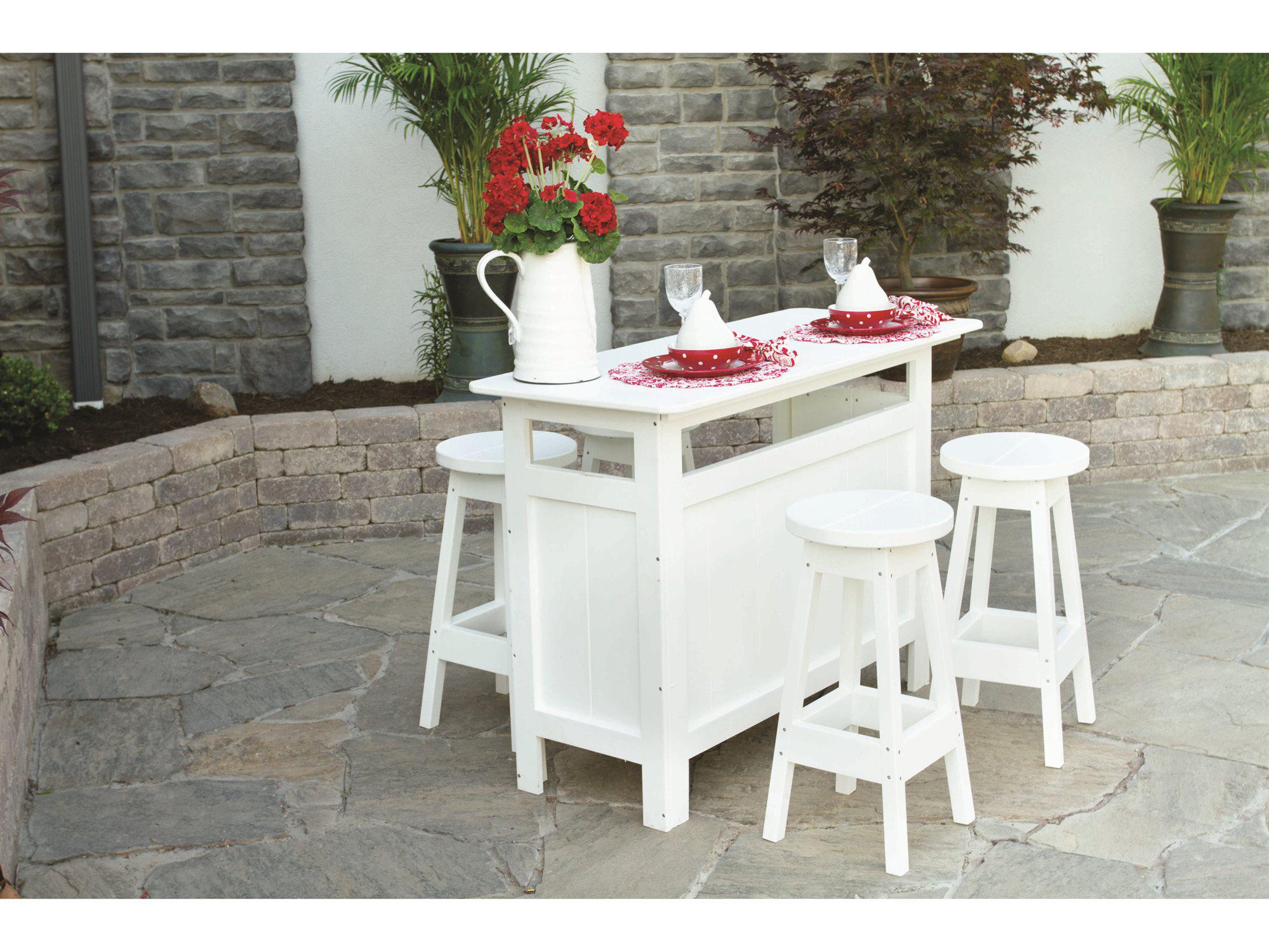 Berlin Gardens Bars & Bar Stools Recycled Plastic Outdoor Dining Set