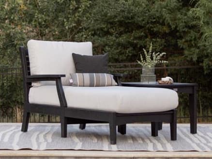 Berlin Gardens Classic Terrace Recycled Plastic Cushion Outdoor Patio Lounge Set