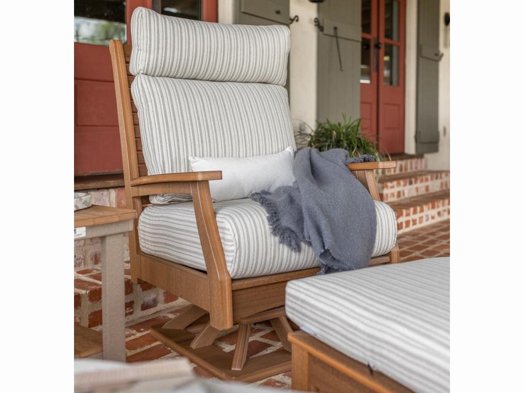 Berlin Gardens Classic Terrace Recycled Plastic Cushion Outdoor Patio Lounge Set