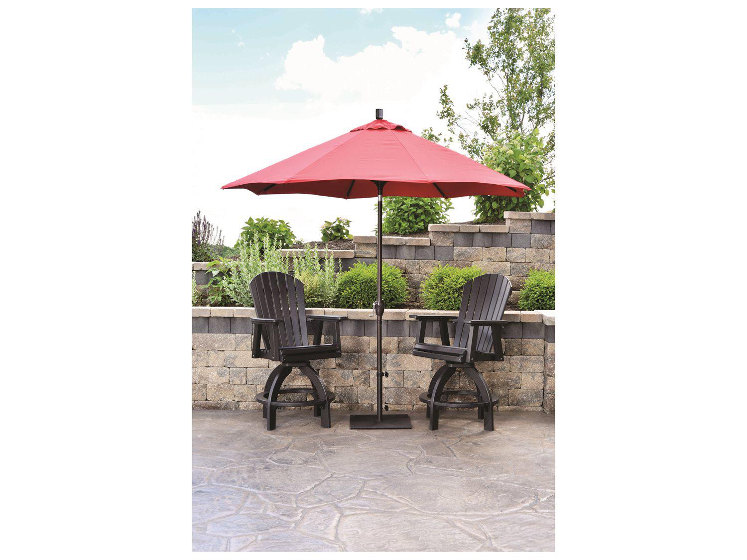 Berlin Gardens Comfo-back Recycled Plastic Patio Dining Set