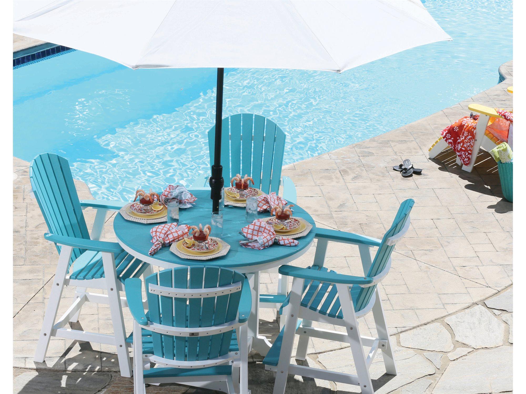 Berlin Gardens Comfo-Back Recycled Plastic Bar Set