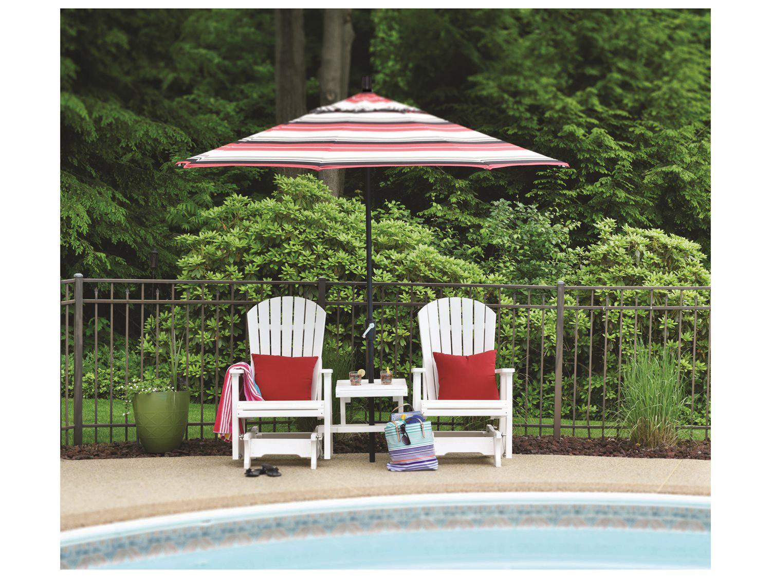 Berlin Gardens Comfo-back Recycled Plastic Outdoor Patio Lounge Set