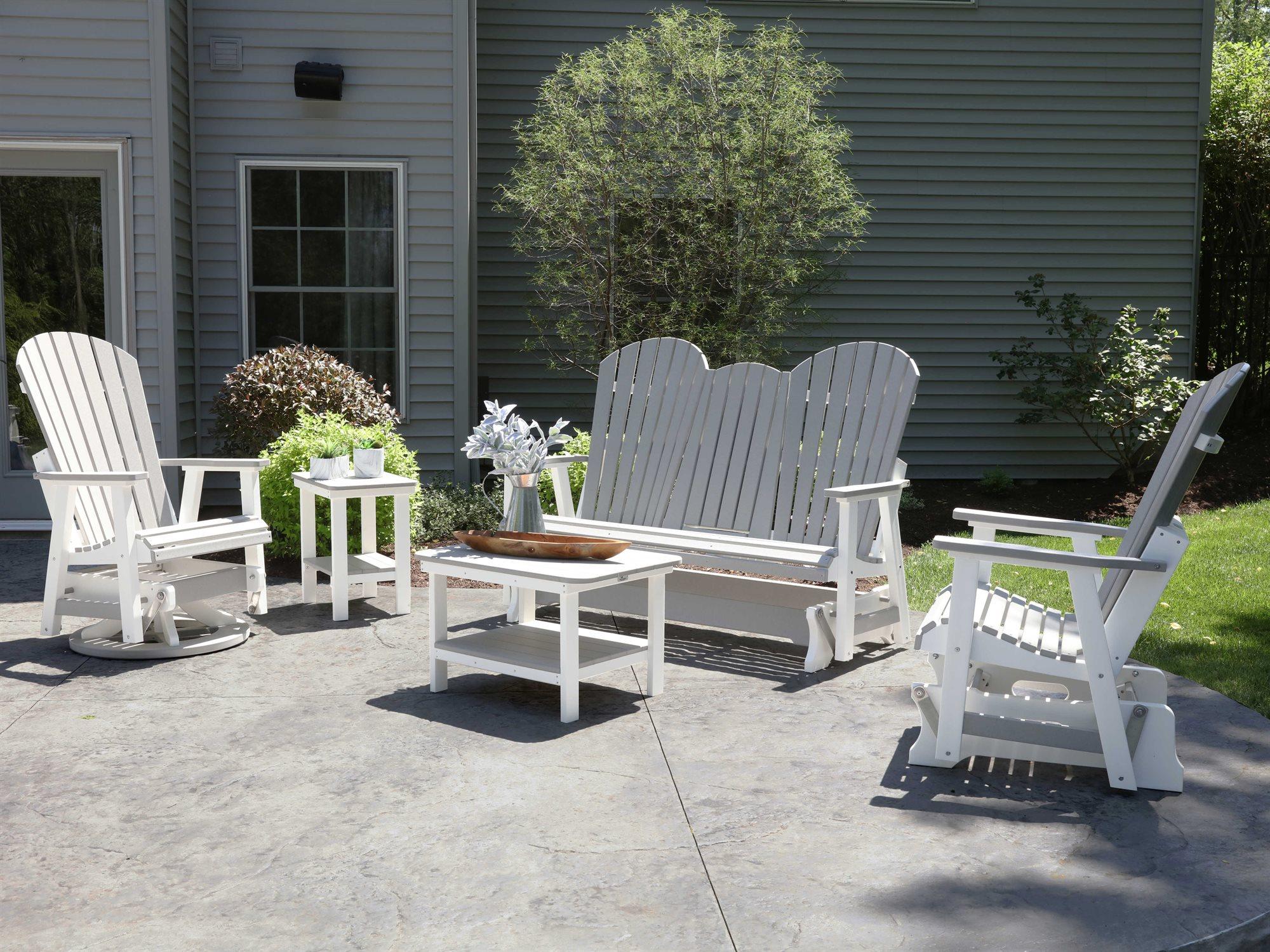 Berlin Gardens Comfo-Back Recycled Plastic Patio Lounge Set