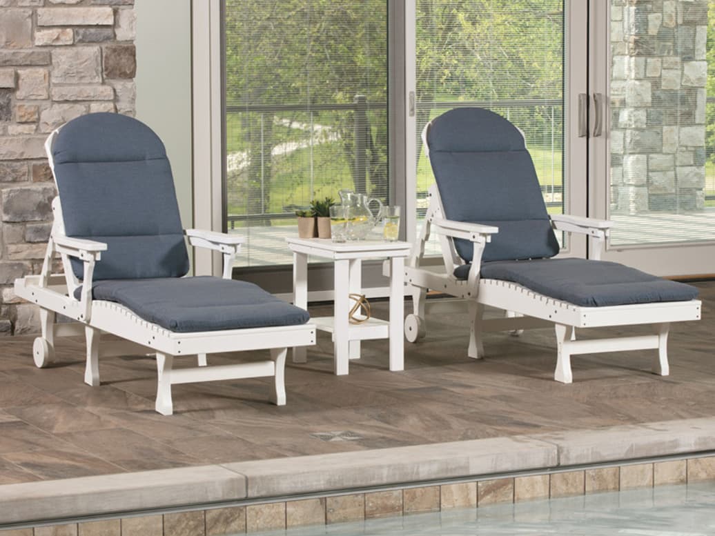 Berlin Gardens Comfo-back Recycled Plastic Cushion Outdoor Patio Lounge Set