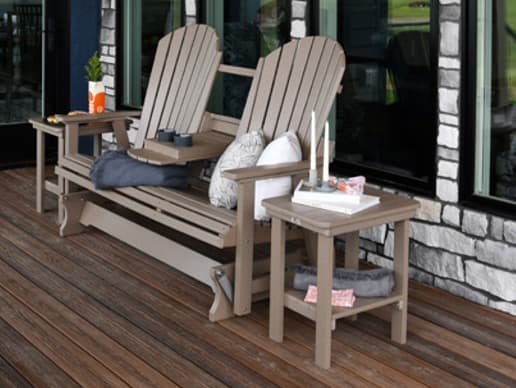 Berlin Gardens Comfo-back Recycled Plastic Patio Lounge Set