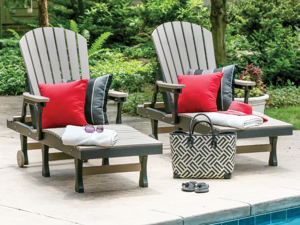 Berlin Gardens Comfo-back Recycled Plastic Outdoor Patio Lounge Set
