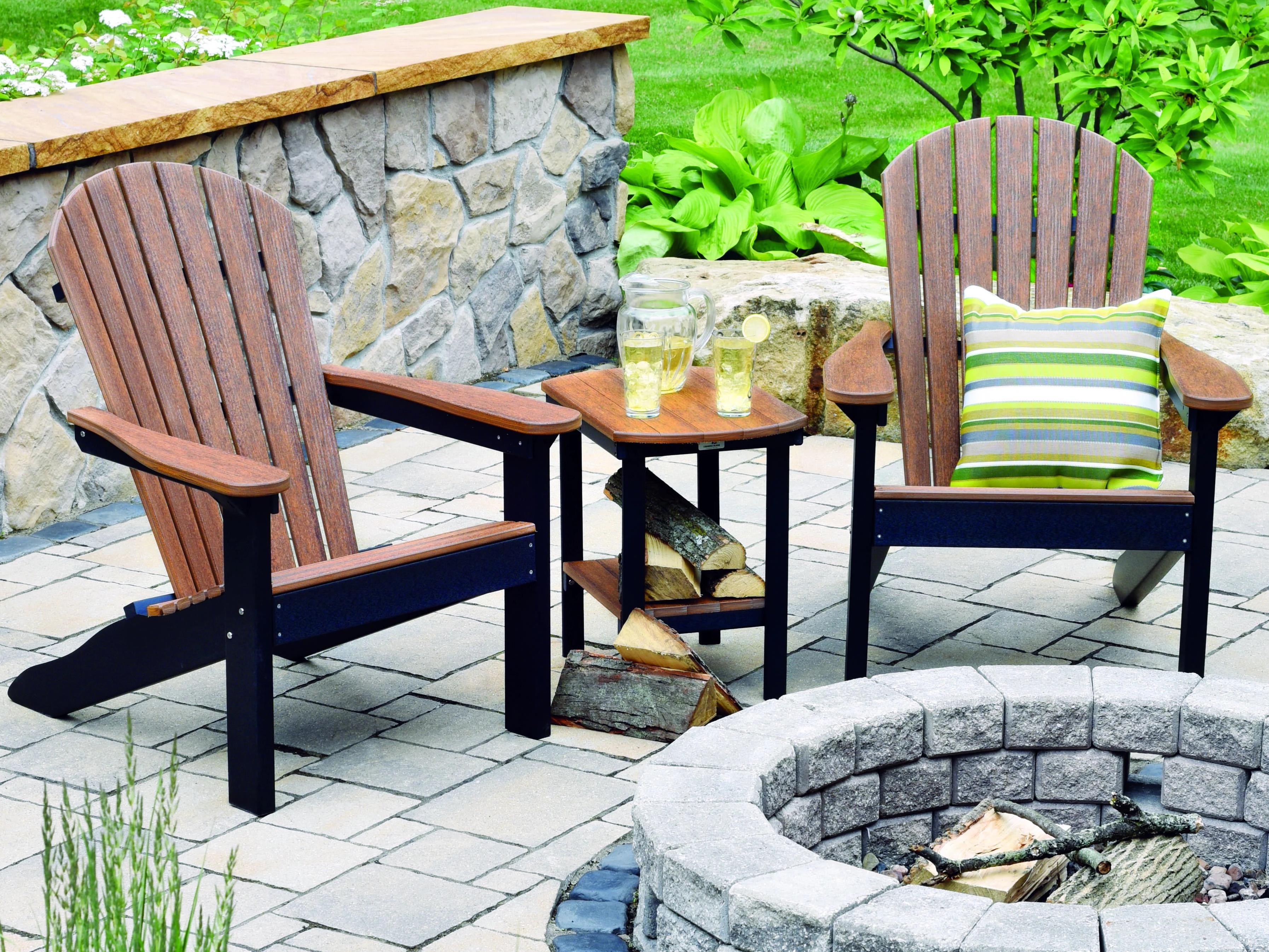 Berlin Gardens Comfo-back Recycled Plastic Outdoor Patio Lounge Set