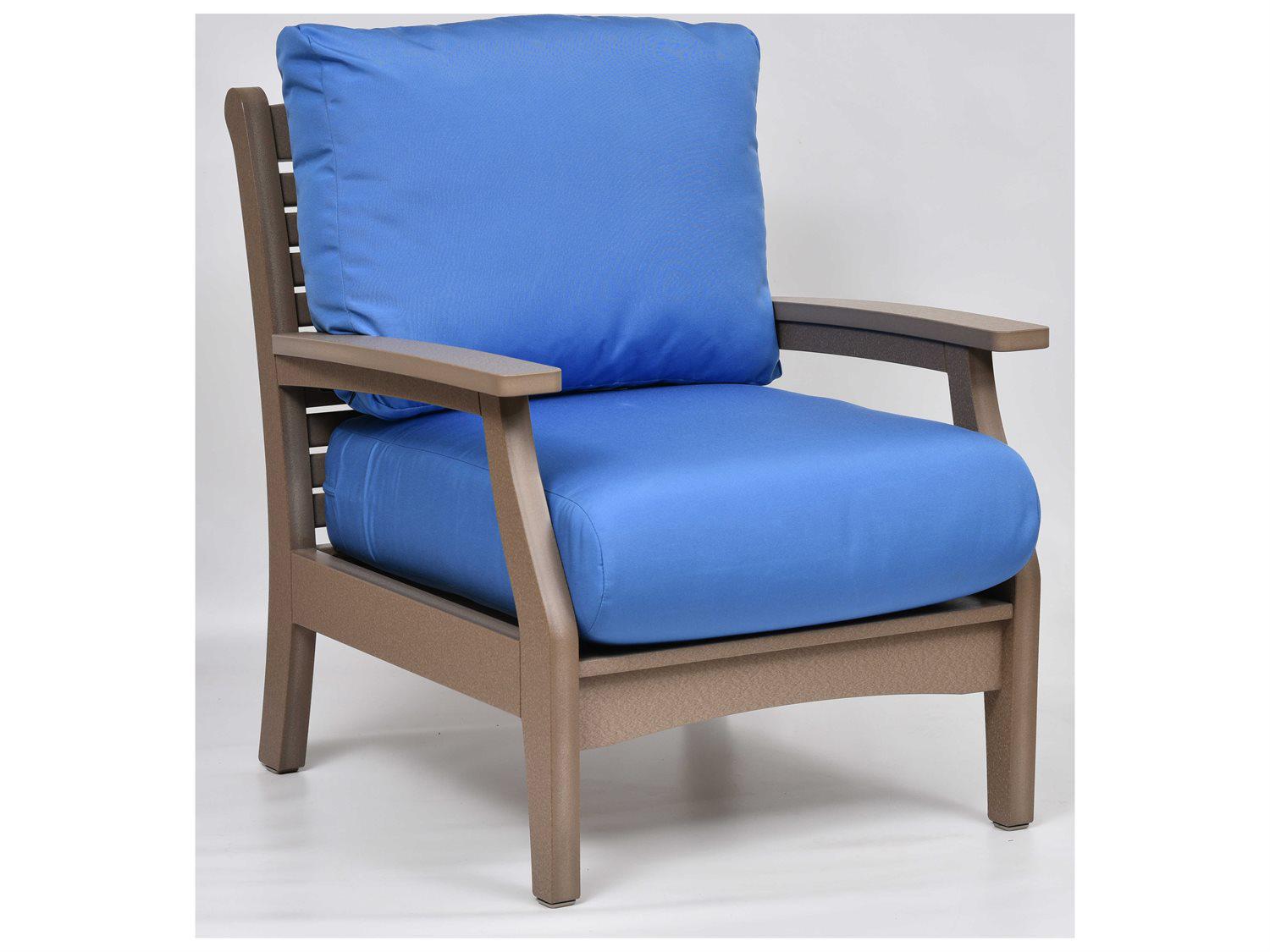 Berlin Gardens Classic Terrace Recycled Plastic Patio Lounge Chair