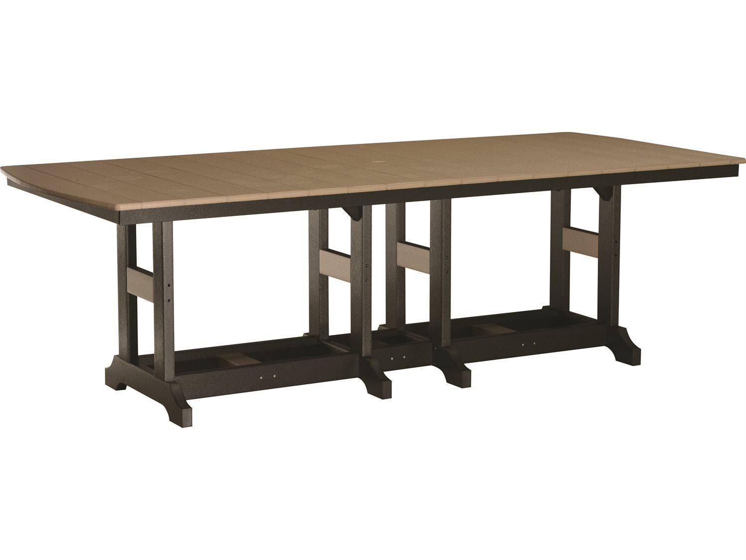 Berlin Gardens Garden Classic Recycled Plastic Rectangular Patio Counter Height Table