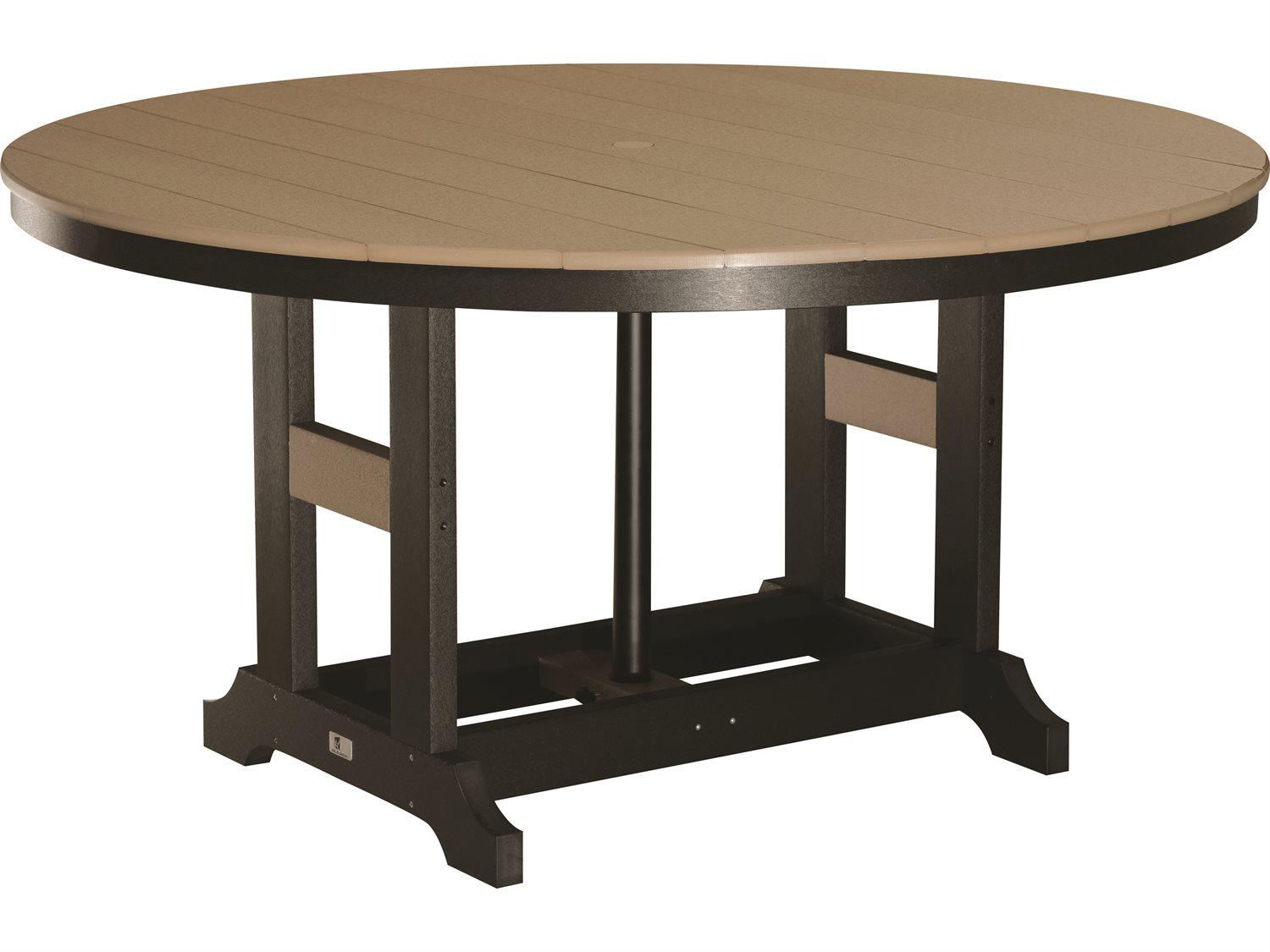 Berlin Gardens Garden Classic Recycled Plastic Round Patio Bar Height Table